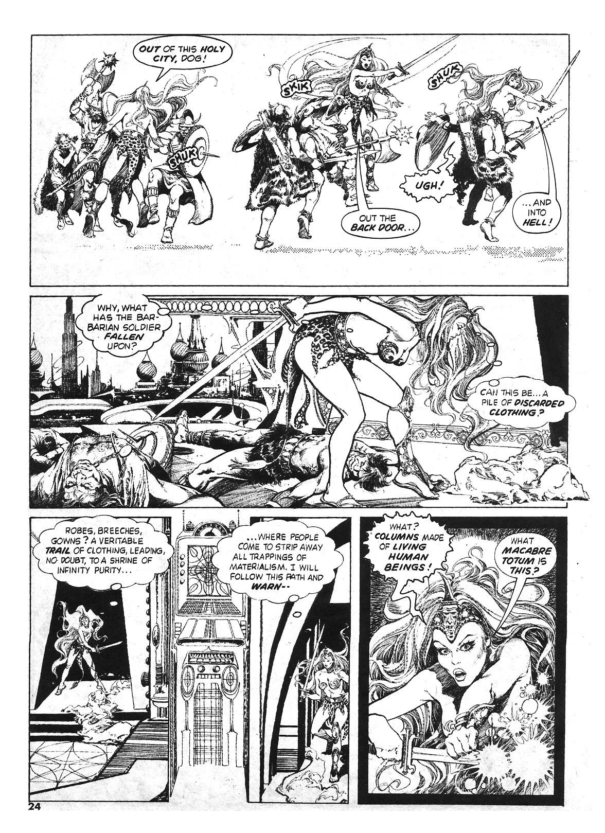 Read online Vampirella (1969) comic -  Issue #67 - 24