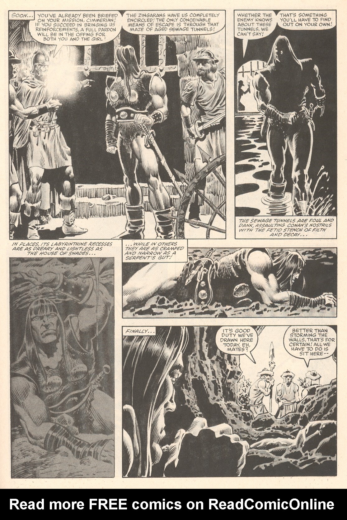 Read online The Savage Sword Of Conan comic -  Issue #106 - 27