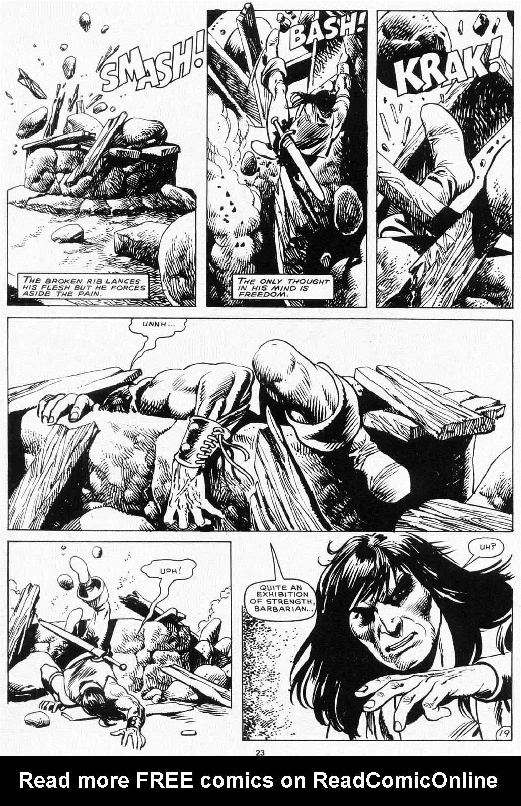 Read online The Savage Sword Of Conan comic -  Issue #156 - 24
