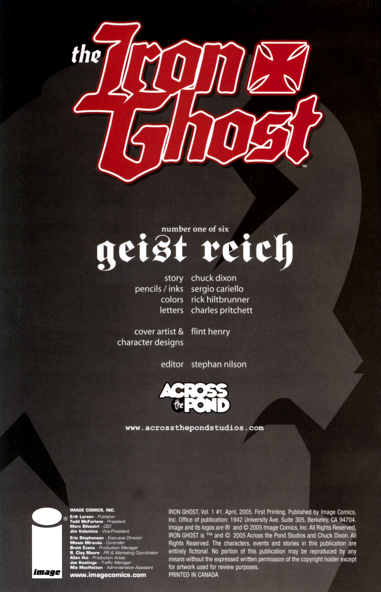 Read online Iron Ghost comic -  Issue #1 - 2