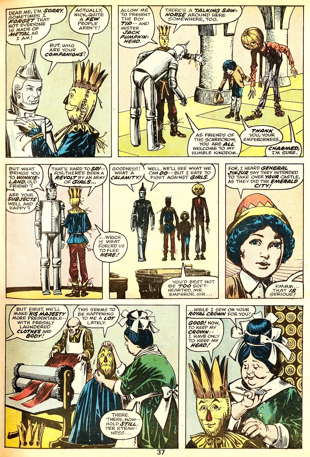 Read online Marvel Treasury of Oz featuring the Marvelous Land of Oz comic -  Issue # Full - 36