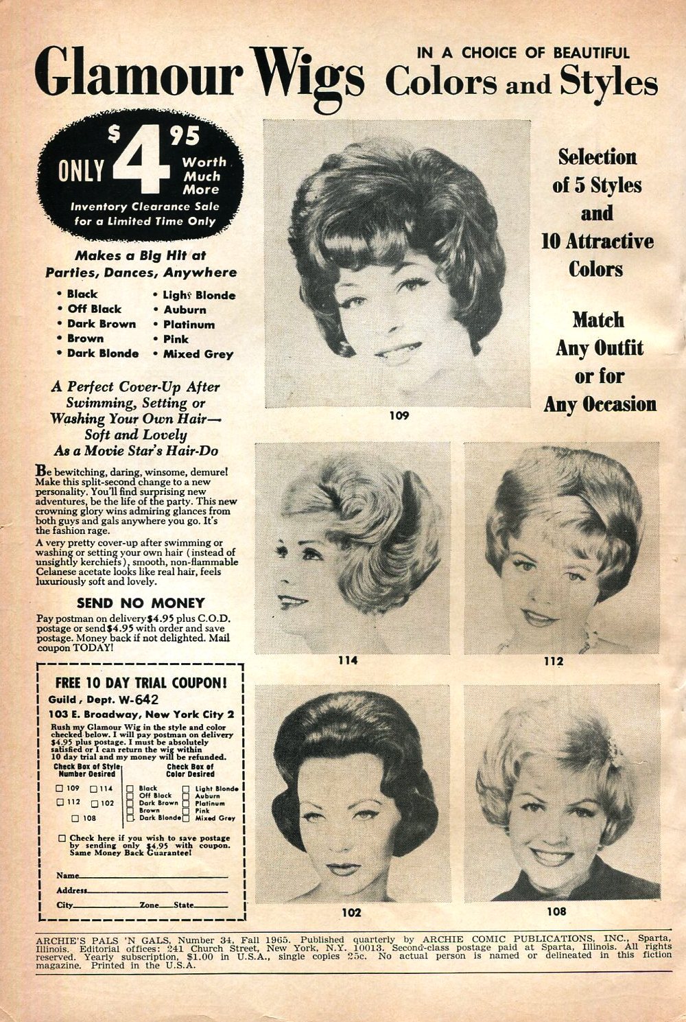 Read online Archie's Pals 'N' Gals (1952) comic -  Issue #34 - 2