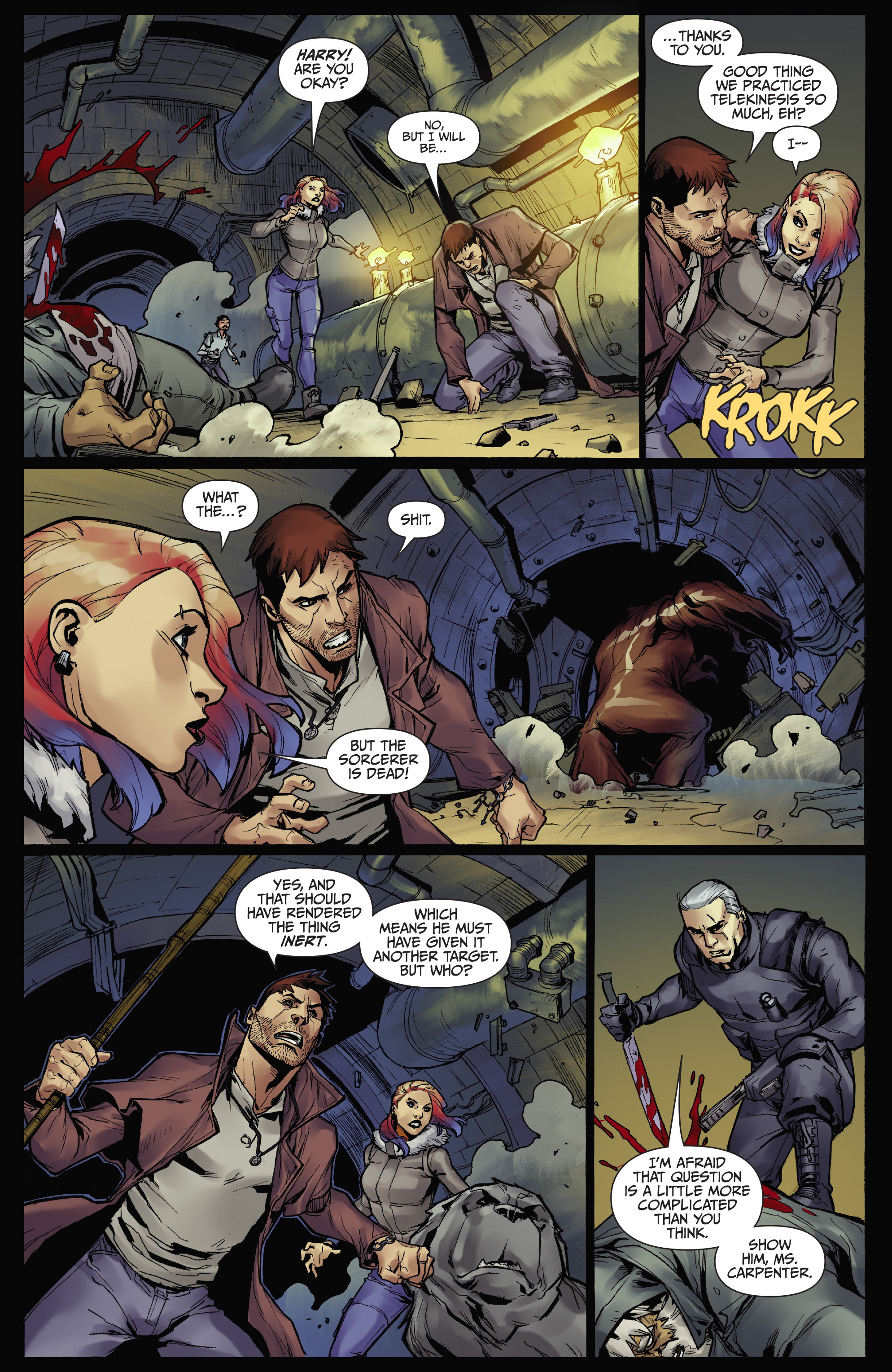 Read online Jim Butcher's The Dresden Files: Down Town comic -  Issue # _TPB - 114