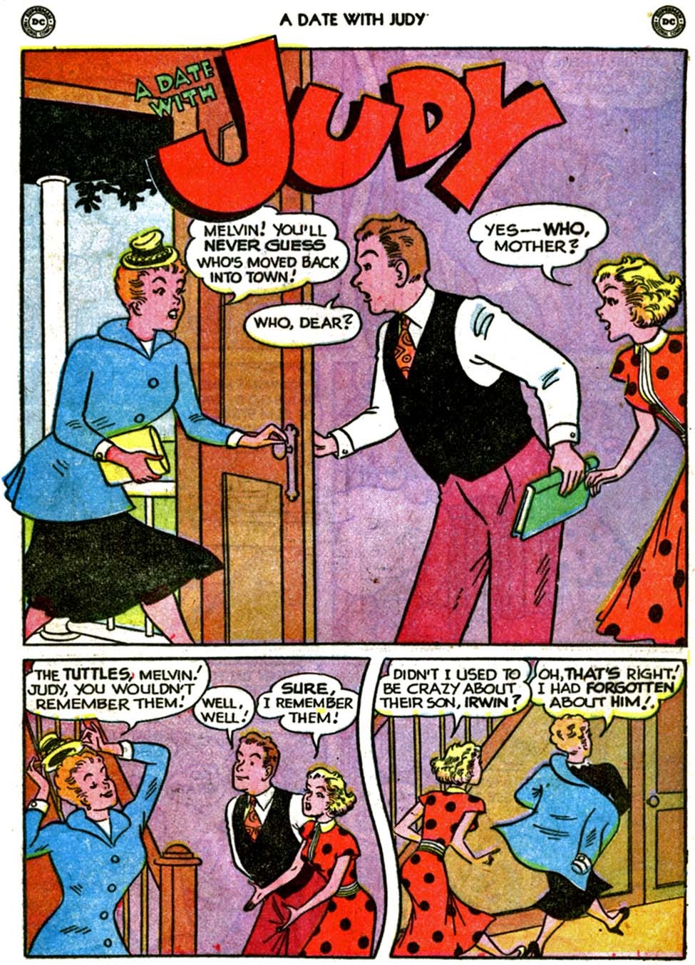 Read online A Date with Judy comic -  Issue #16 - 19