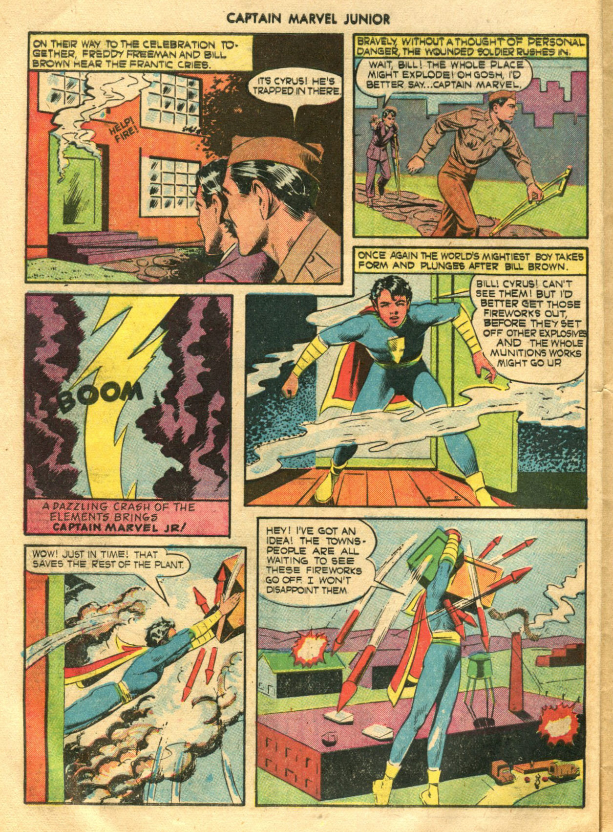Read online Captain Marvel, Jr. comic -  Issue #21 - 8