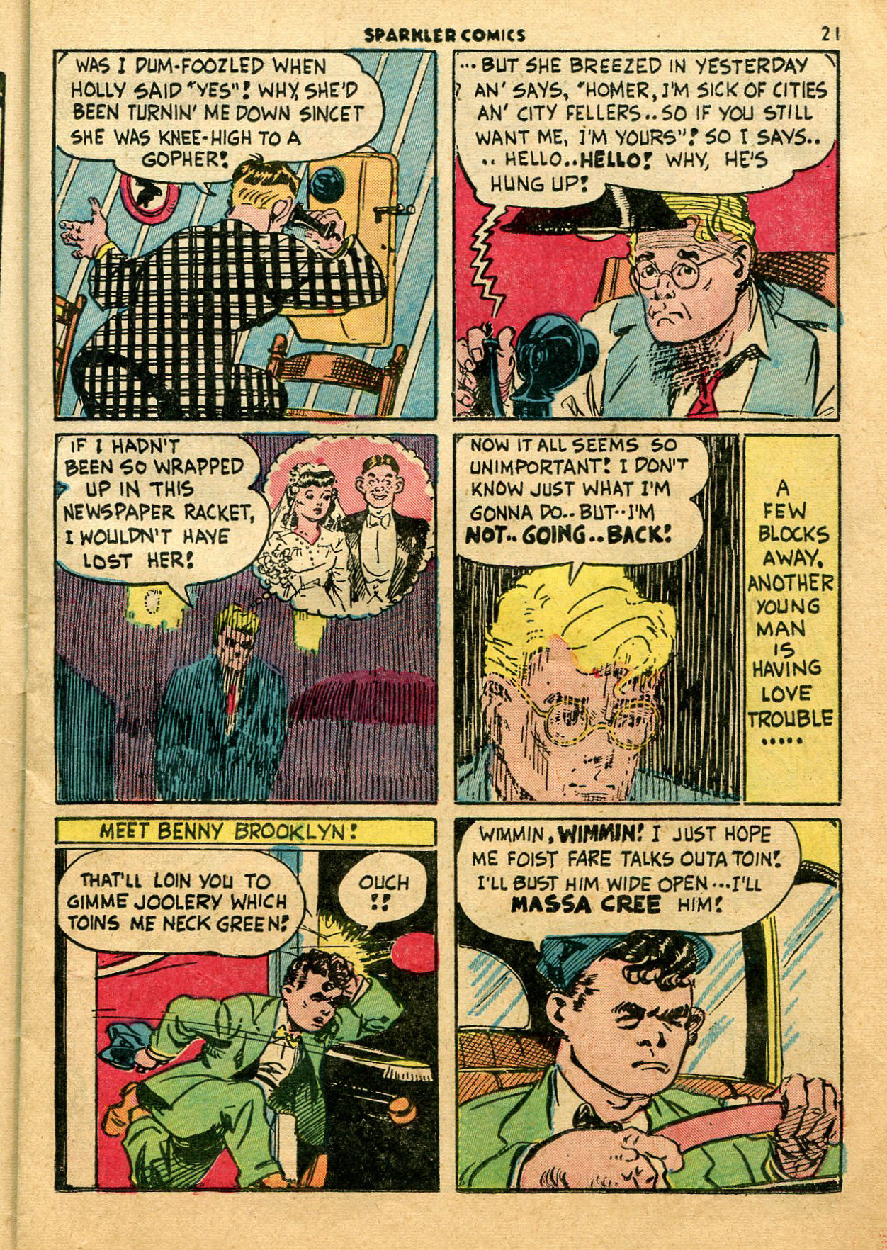 Read online Sparkler Comics comic -  Issue #23 - 23