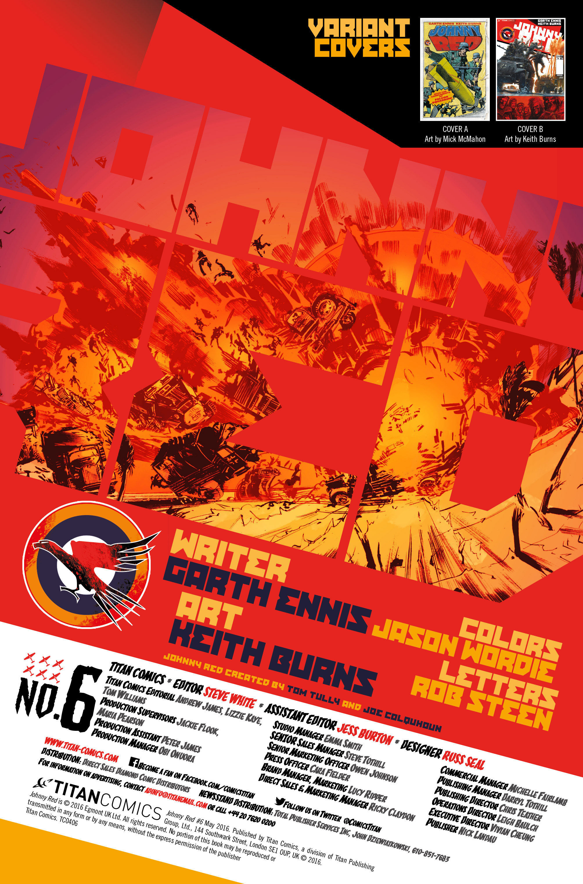 Read online Johnny Red comic -  Issue #6 - 2
