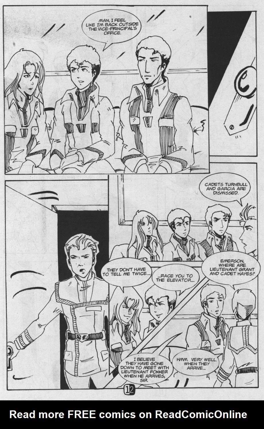 Read online Robotech Academy Blues comic -  Issue #4 - 14