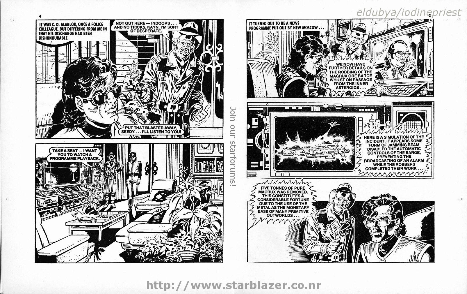 Read online Starblazer comic -  Issue #225 - 4