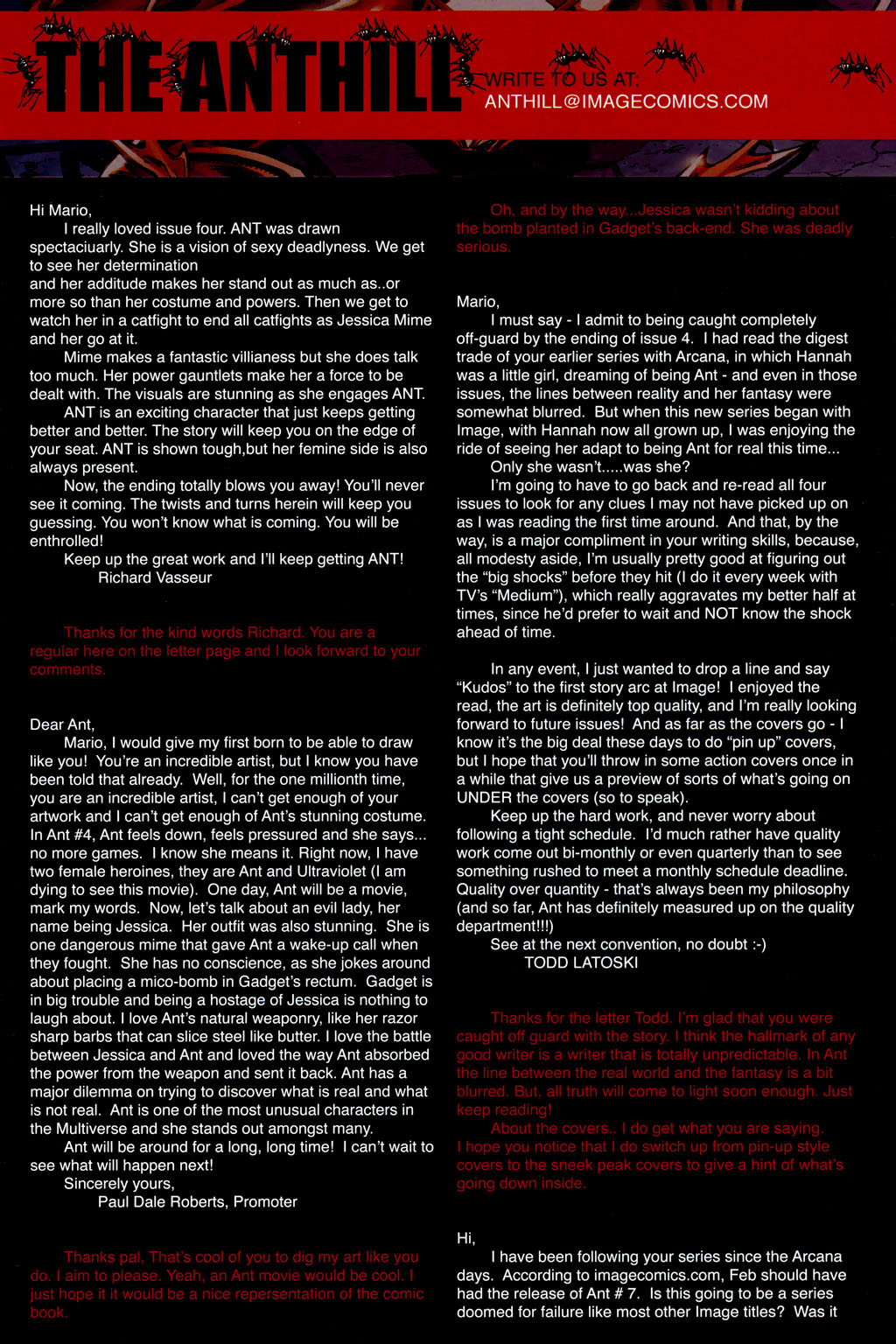 Read online Ant comic -  Issue #6 - 23