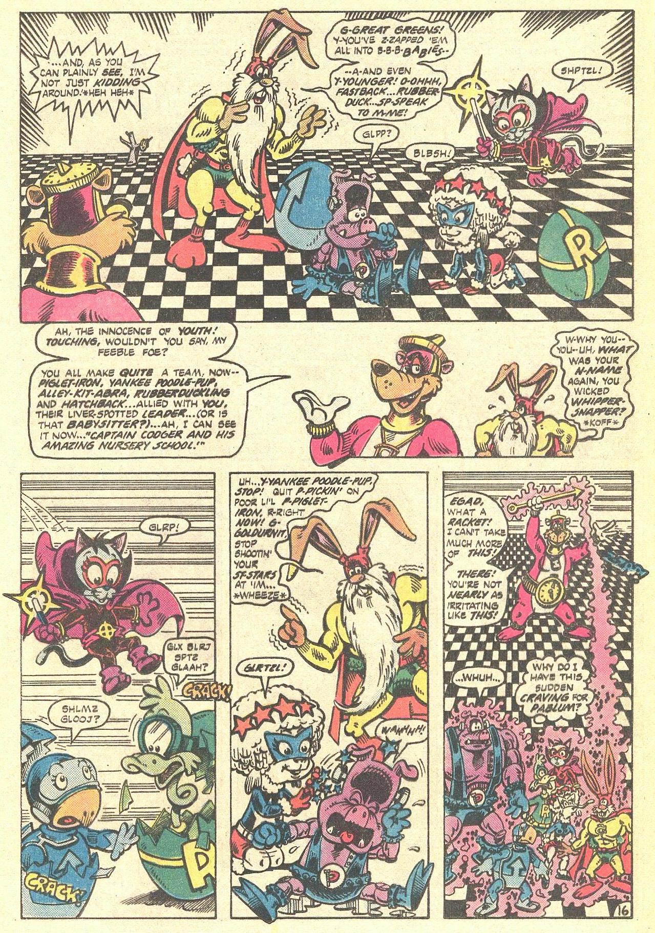 Read online Captain Carrot and His Amazing Zoo Crew! comic -  Issue #8 - 17