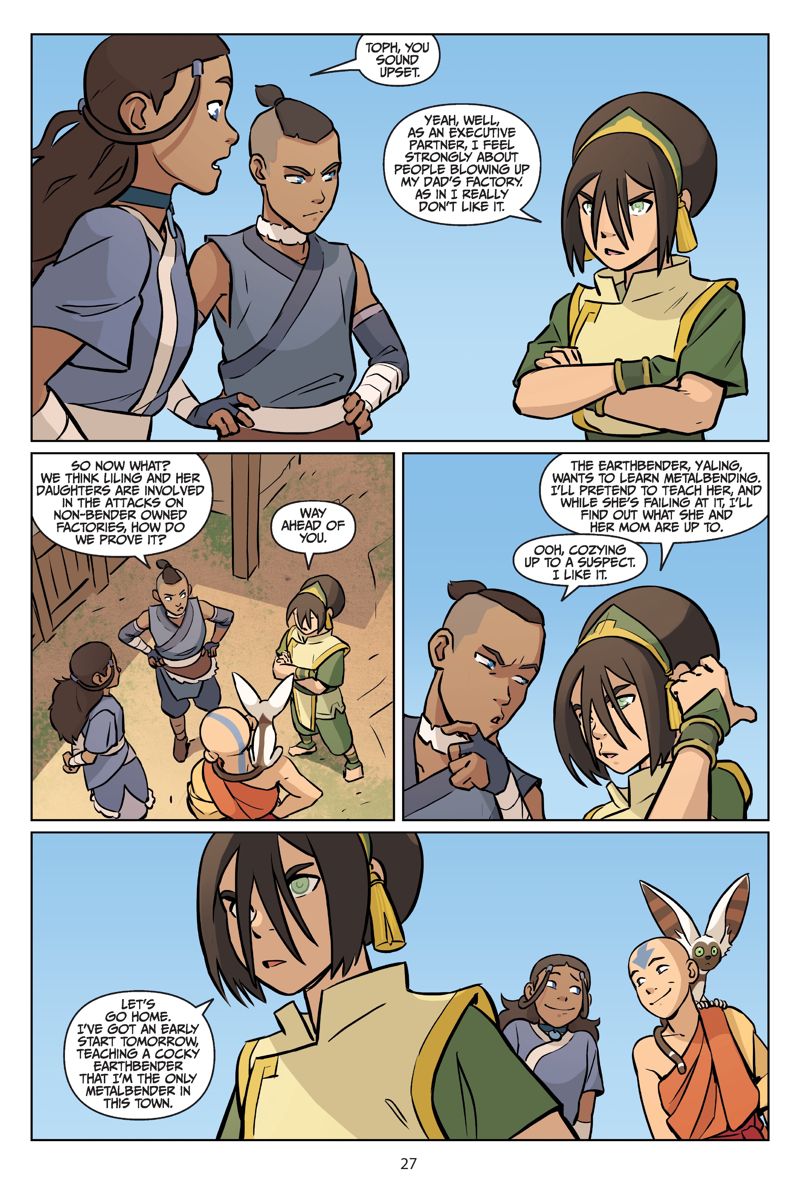 Read online Nickelodeon Avatar: The Last Airbender - Imbalance comic -  Issue # TPB 2 - 28