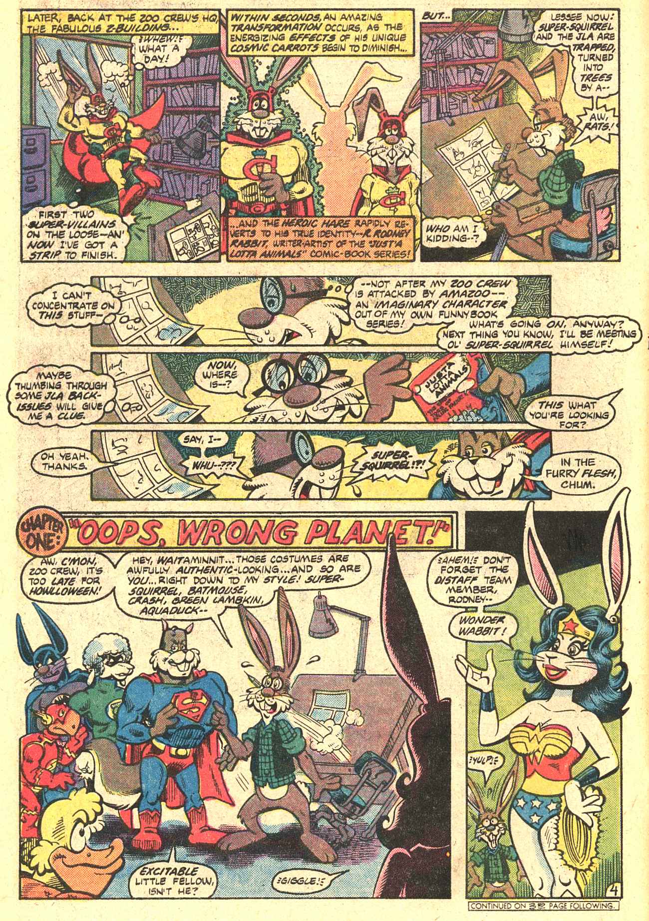 Read online Captain Carrot and His Amazing Zoo Crew! comic -  Issue #14 - 5