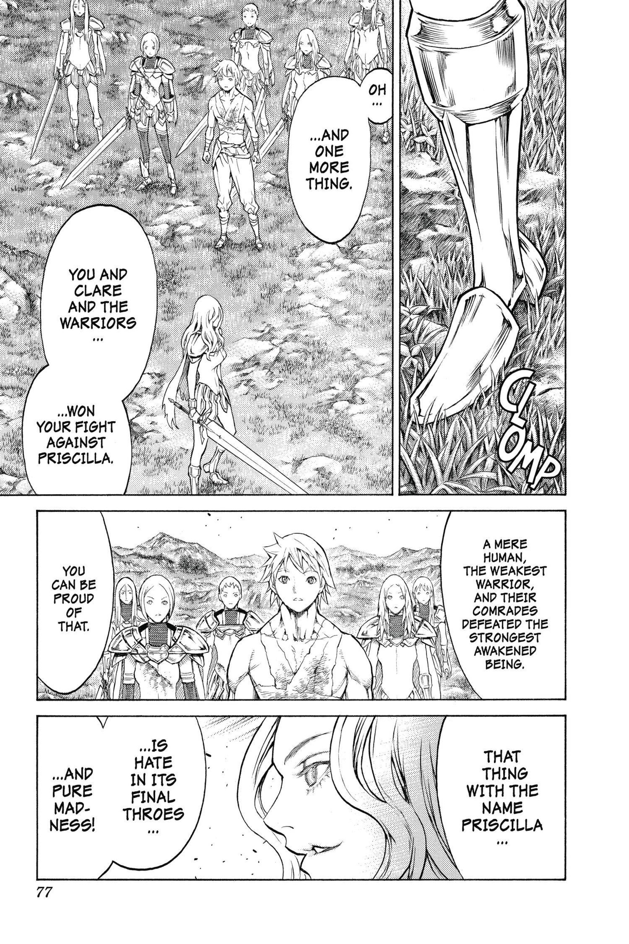 Read online Claymore comic -  Issue #27 - 71