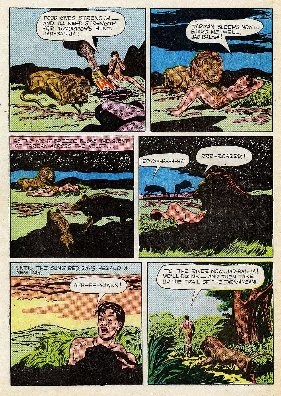 Read online Tarzan (1948) comic -  Issue #13 - 34