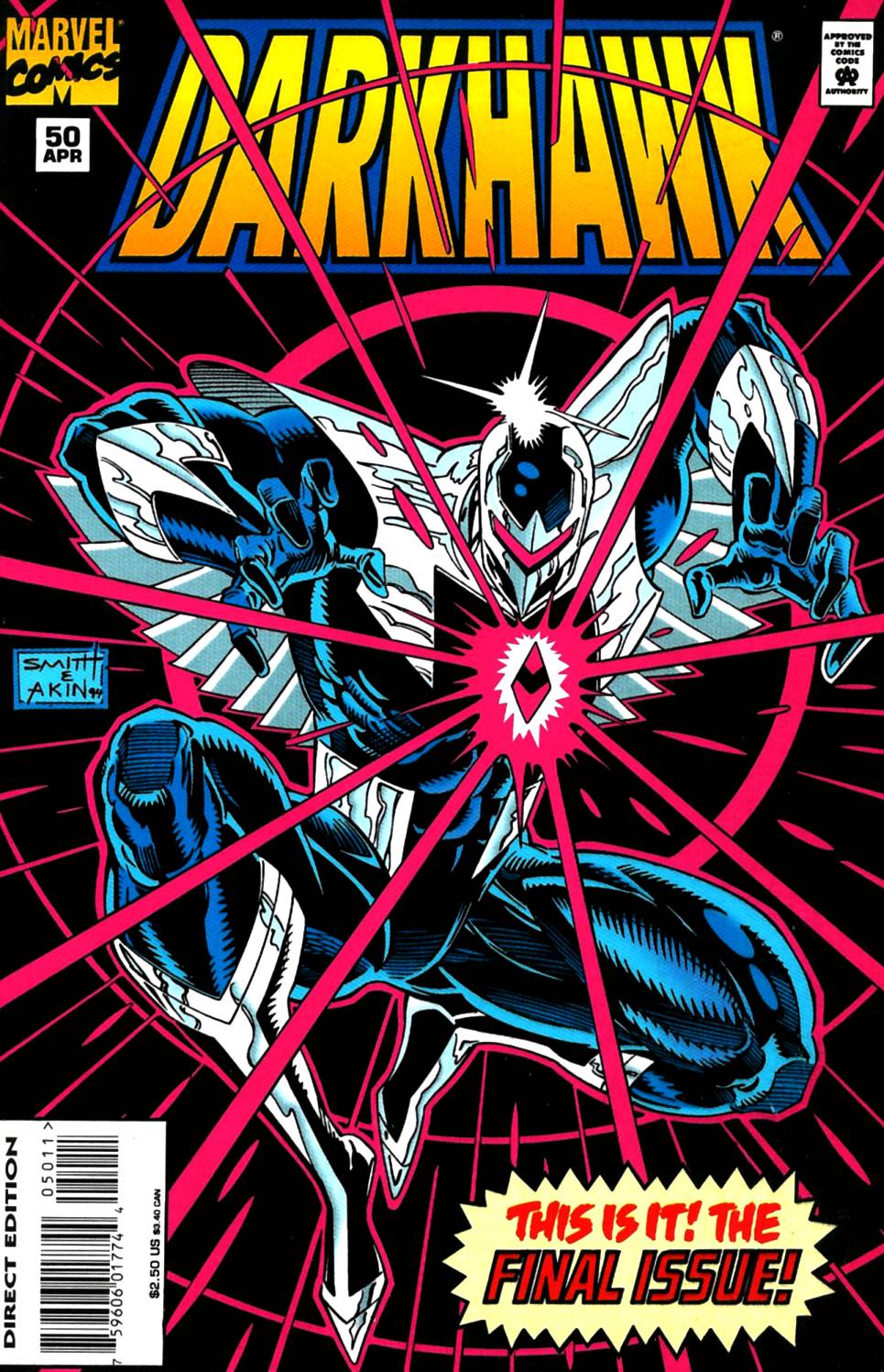 Read online Darkhawk (1991) comic -  Issue #50 - 1