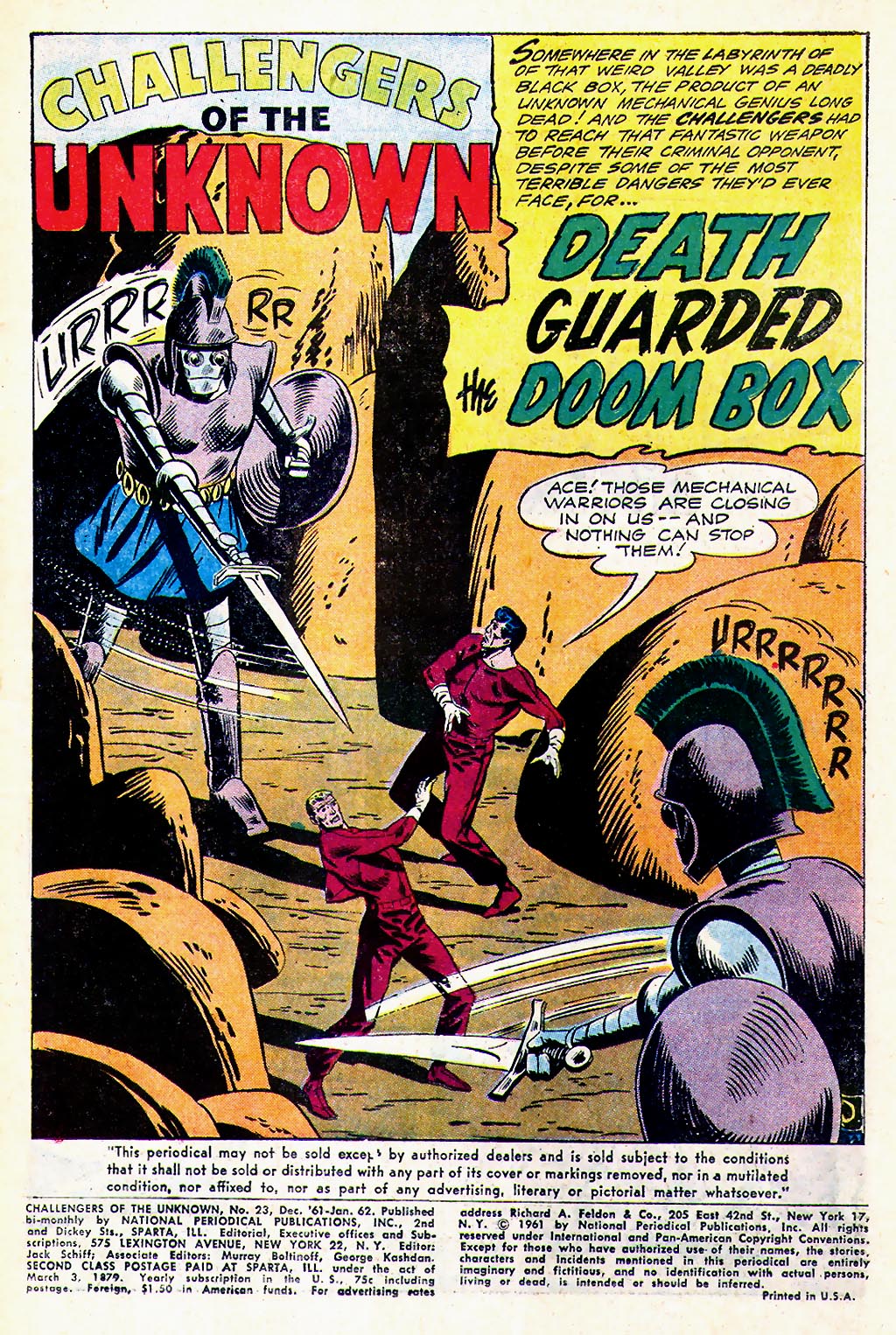 Challengers of the Unknown (1958) Issue #23 #23 - English 3