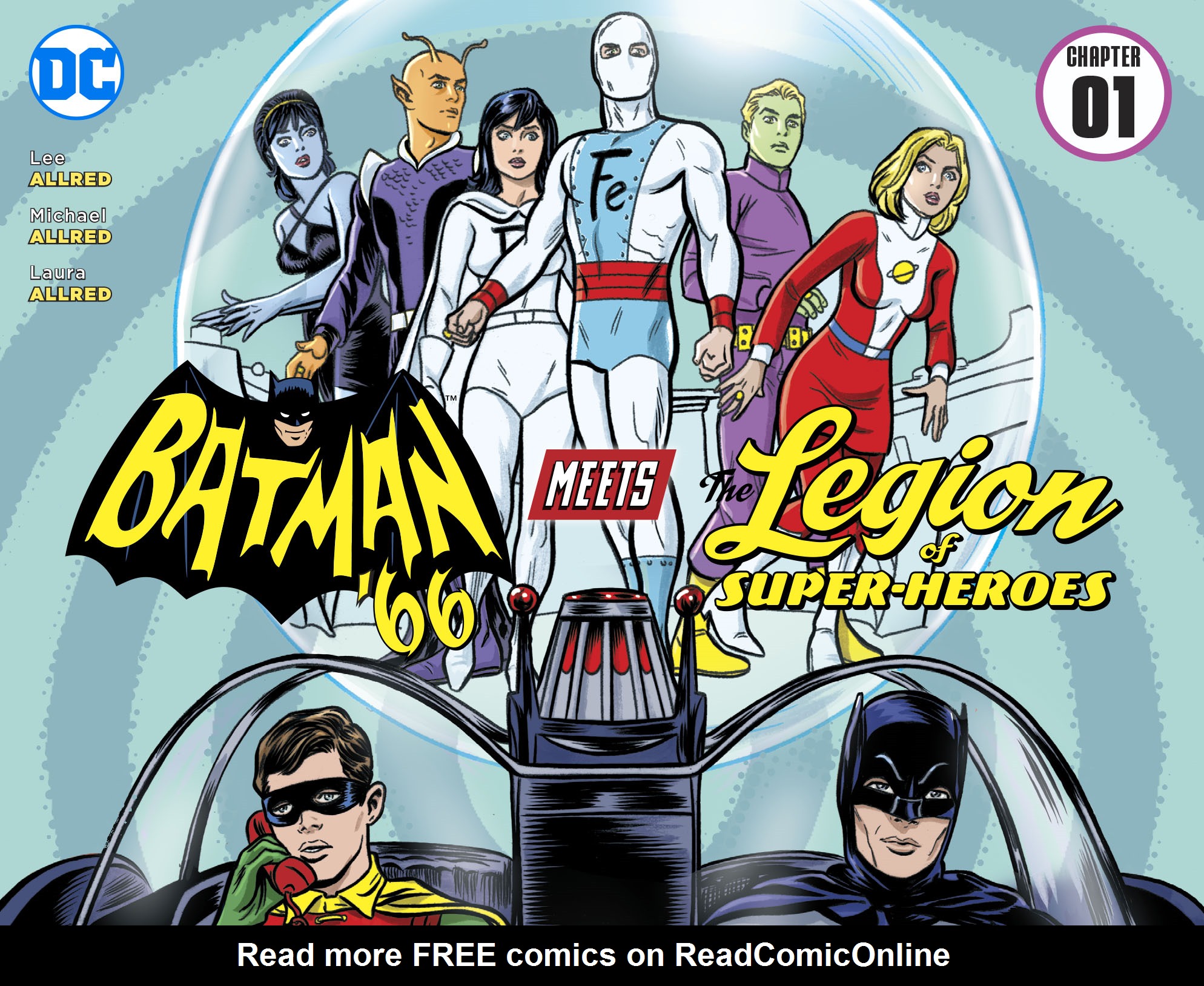 Read online Batman '66 Meets the Legion of Super-Heroes comic -  Issue #1 - 1