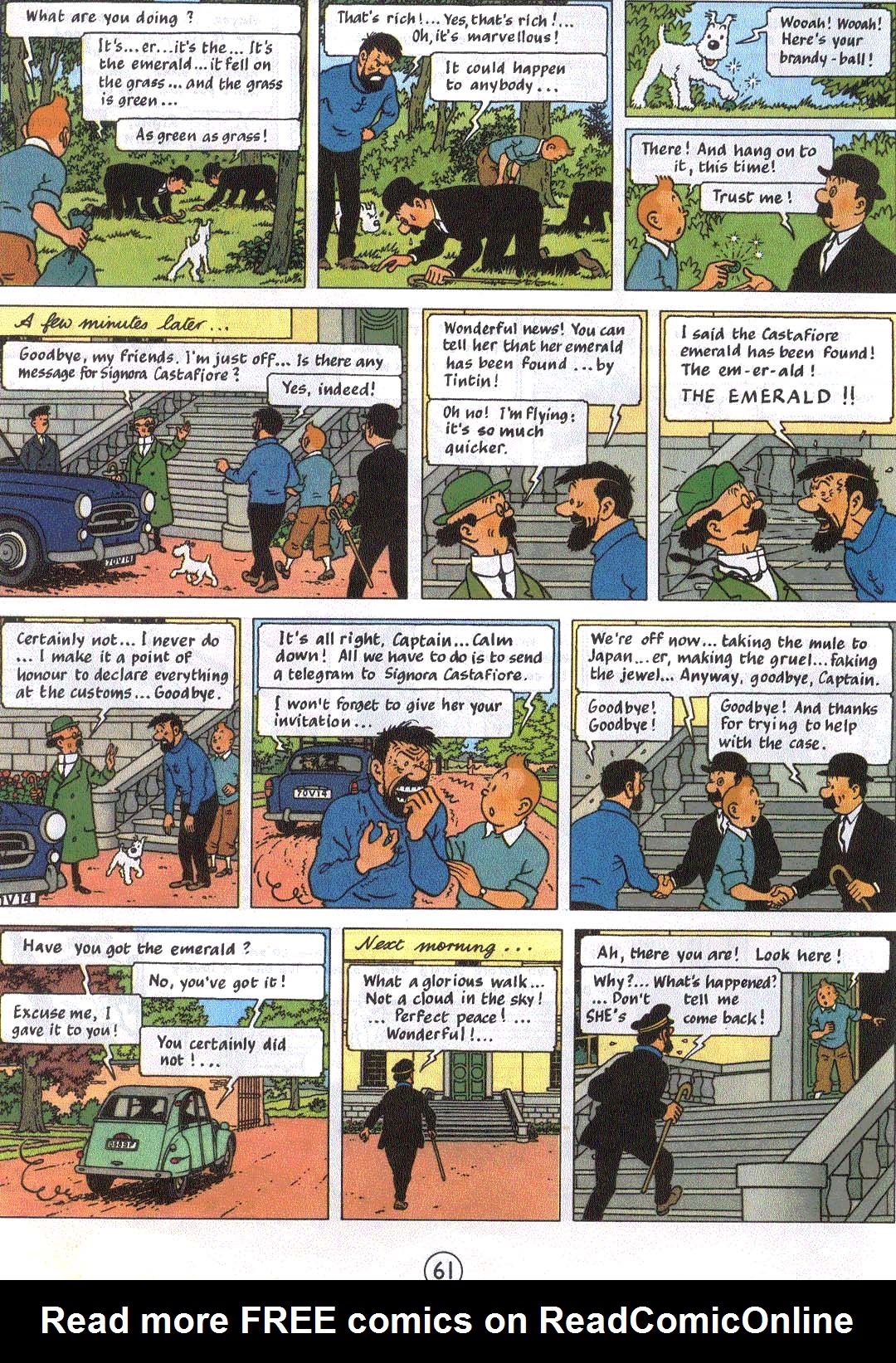 Read online The Adventures of Tintin comic -  Issue #21 - 63