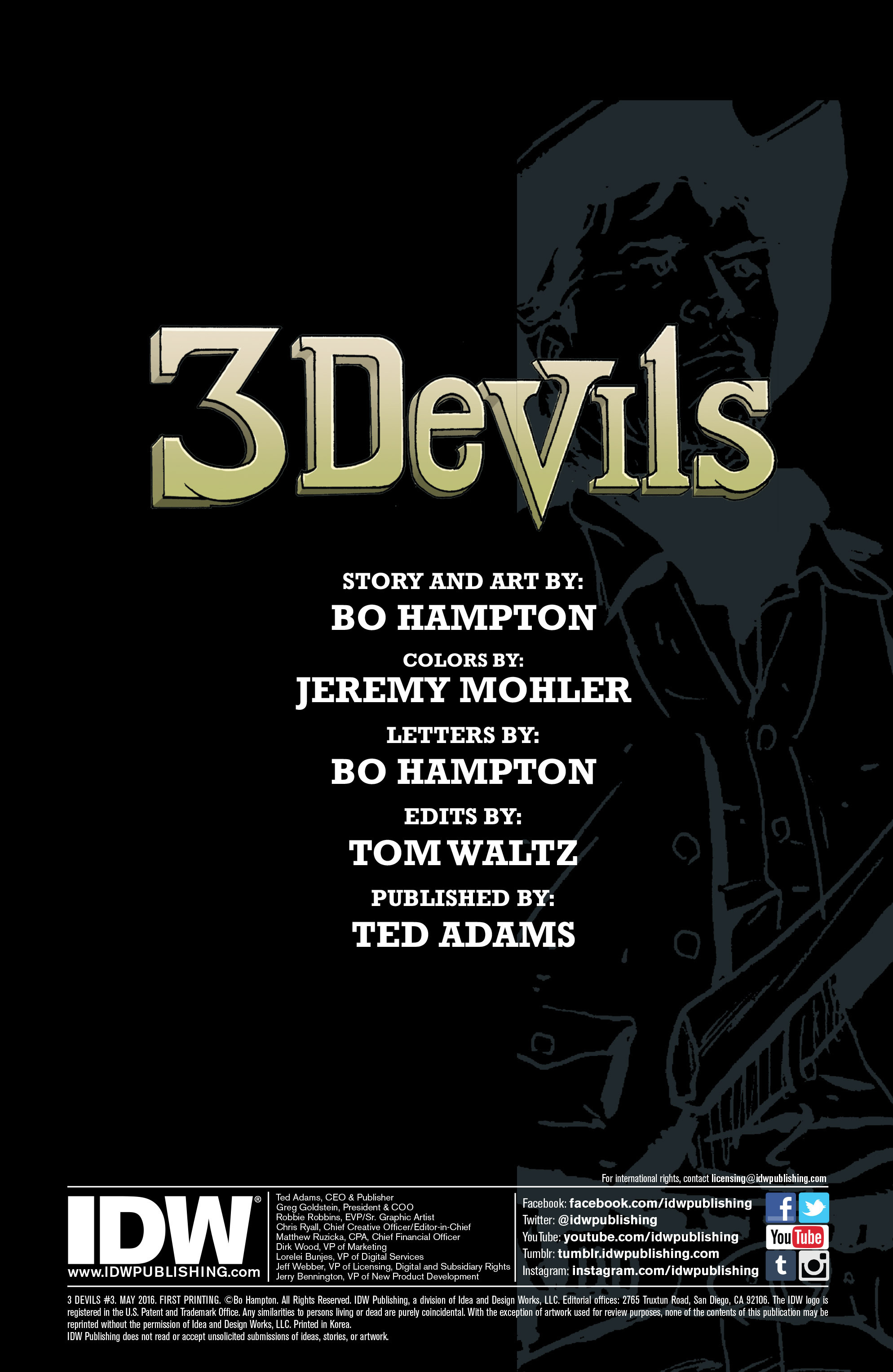 Read online 3 Devils comic -  Issue #3 - 2