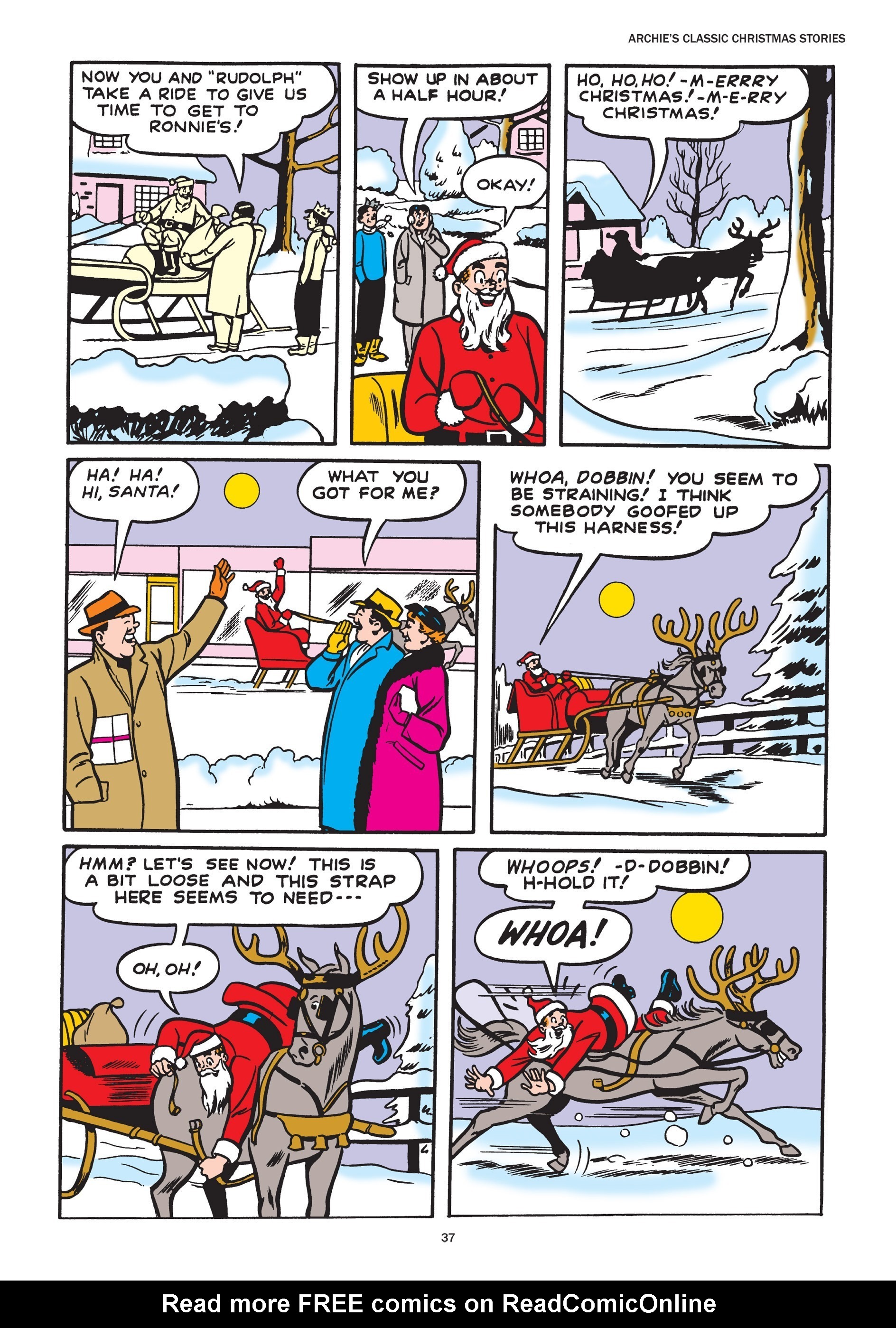 Read online Archie's Classic Christmas Stories comic -  Issue # TPB - 38