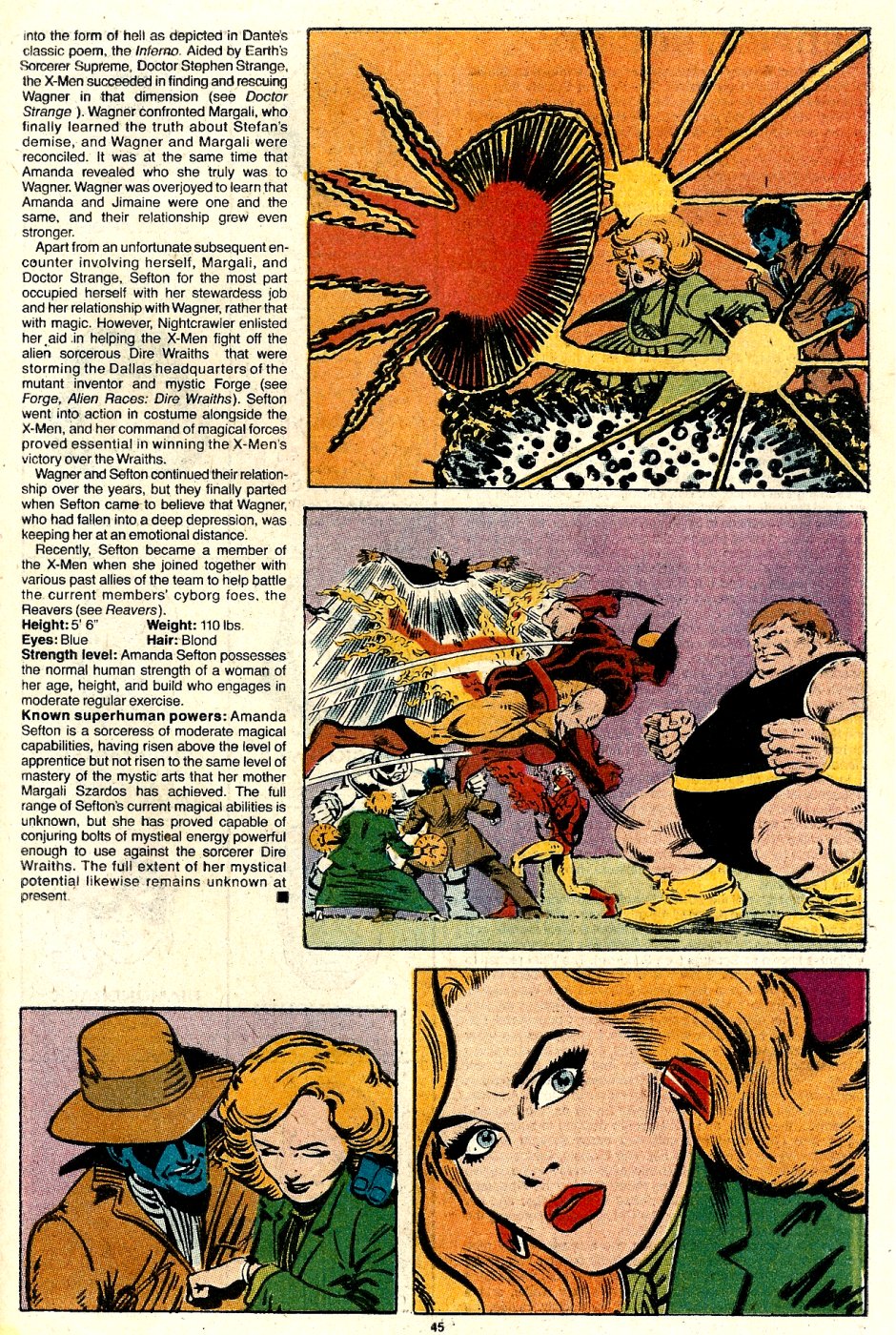 Read online The Official Handbook of the Marvel Universe: Update '89 comic -  Issue #6 - 47