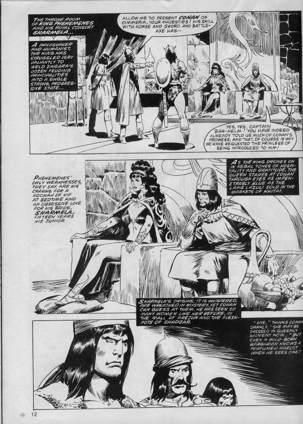 Read online The Savage Sword Of Conan comic -  Issue #61 - 12