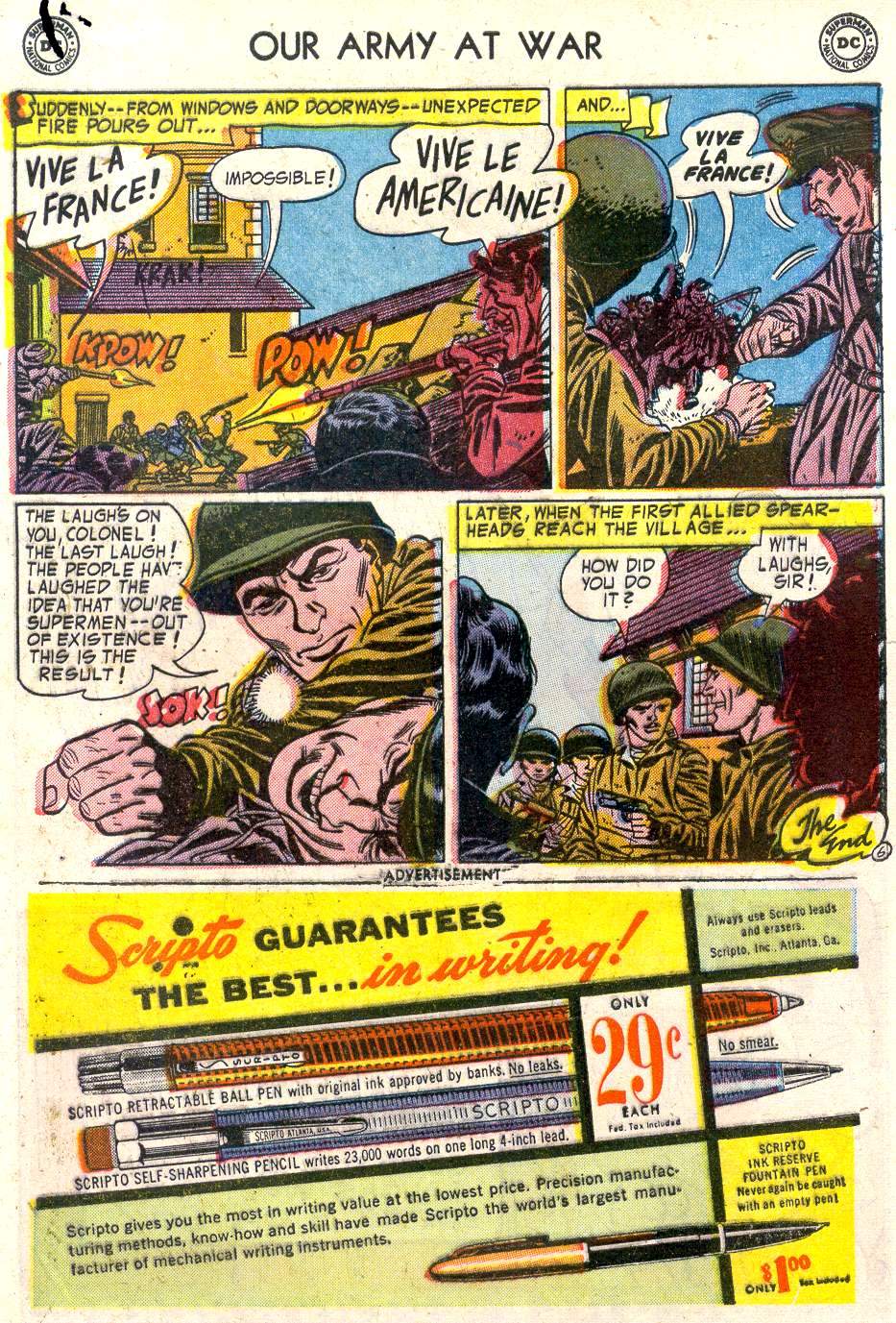 Read online Our Army at War (1952) comic -  Issue #23 - 33