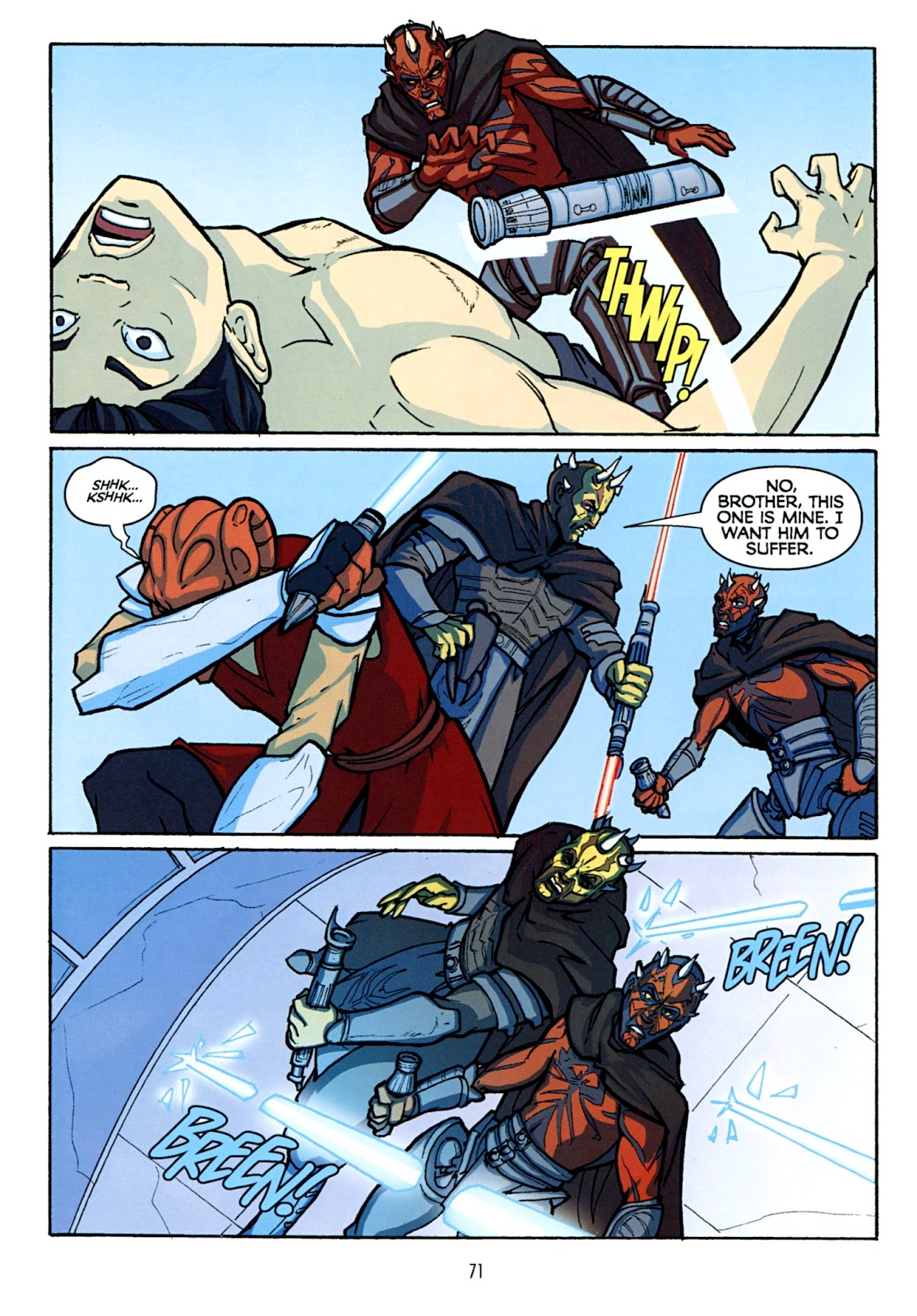 Star Wars: The Clone Wars - The Sith Hunters issue Full - Page 72