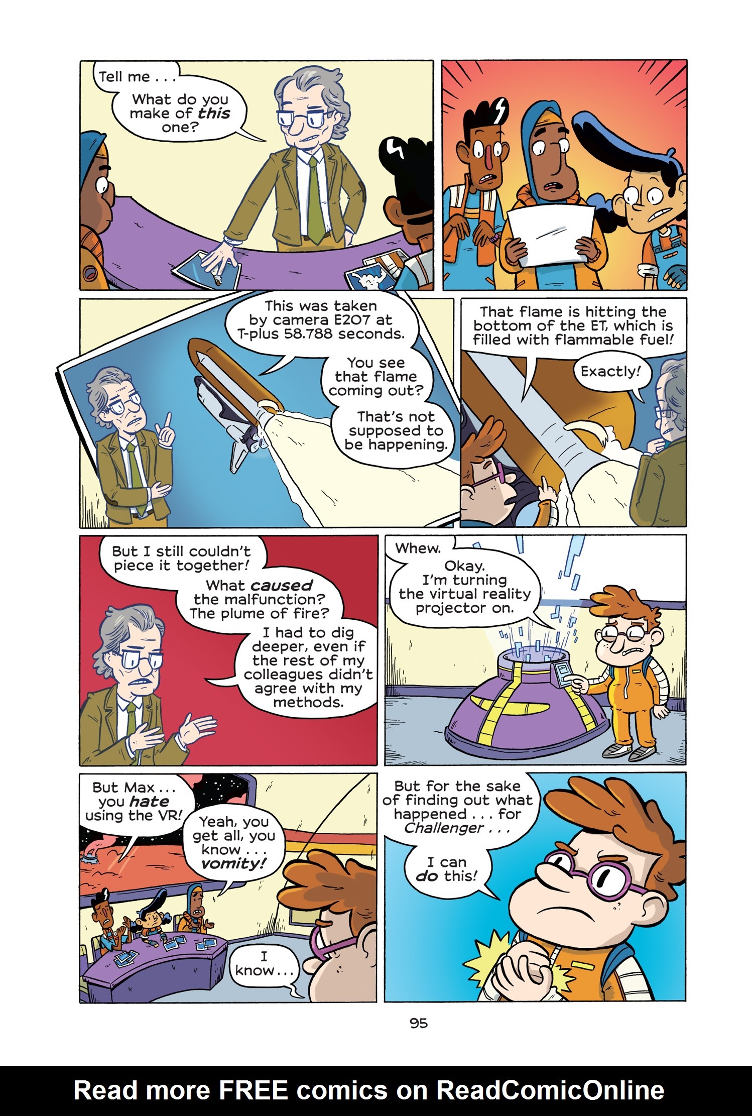 Read online History Comics comic -  Issue # The Challenger Disaster: Tragedy in the Skies - 100