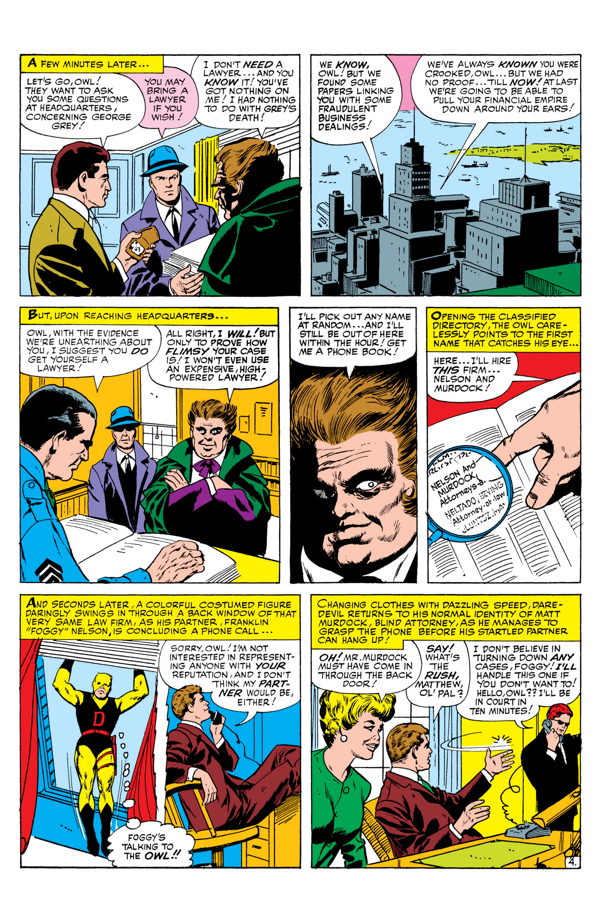 Read online Marvel Masterworks: Daredevil comic -  Issue # TPB 1 (Part 1) - 57