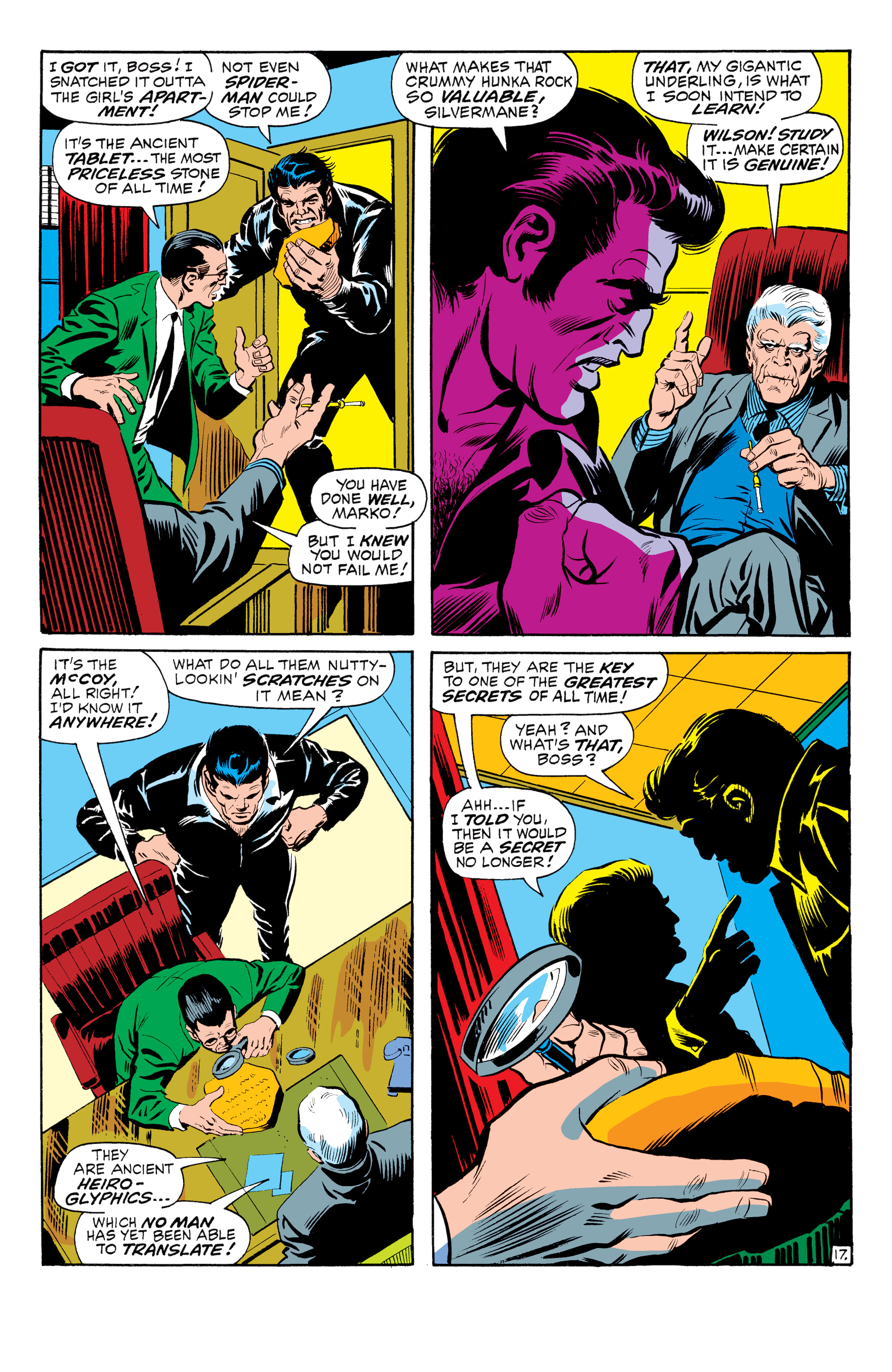Read online Amazing Spider-Man Epic Collection comic -  Issue # The Secret of the Petrified Tablet (Part 2) - 76