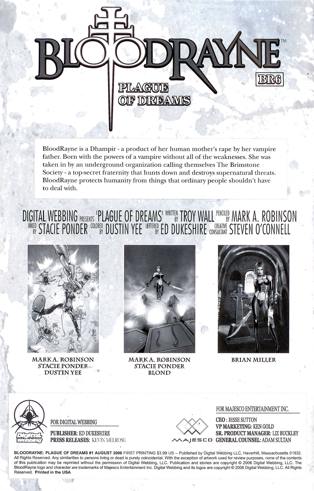 Read online BloodRayne: Plague of Dreams comic -  Issue #1 - 4