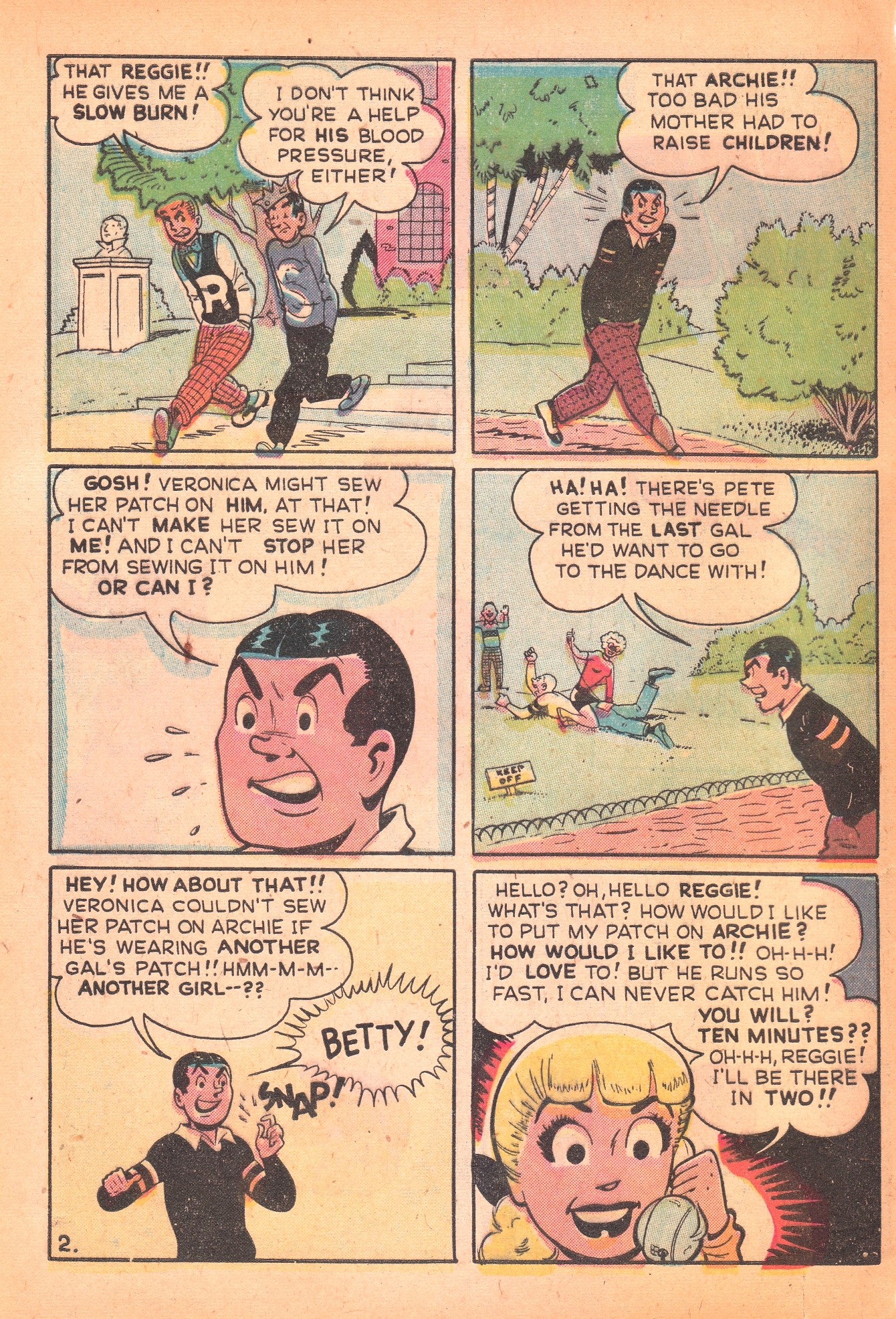 Read online Archie's Rival Reggie comic -  Issue #2 - 4