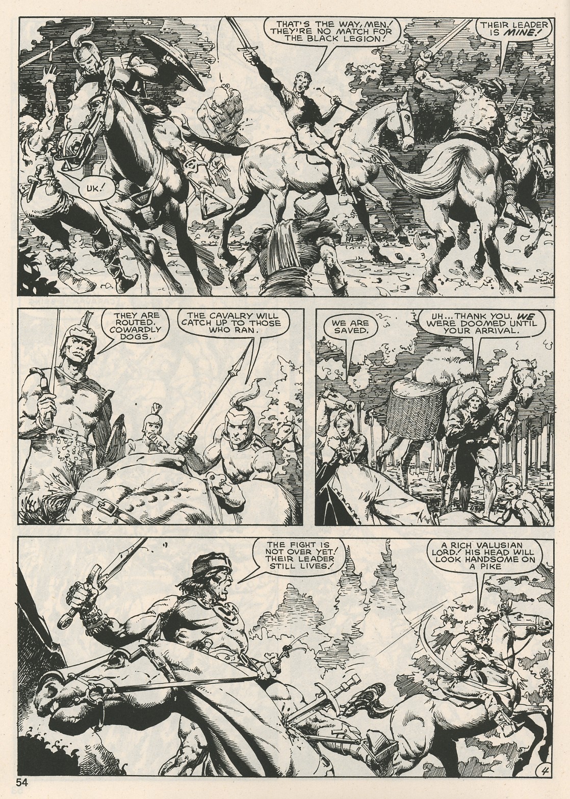 Read online The Savage Sword Of Conan comic -  Issue #125 - 54
