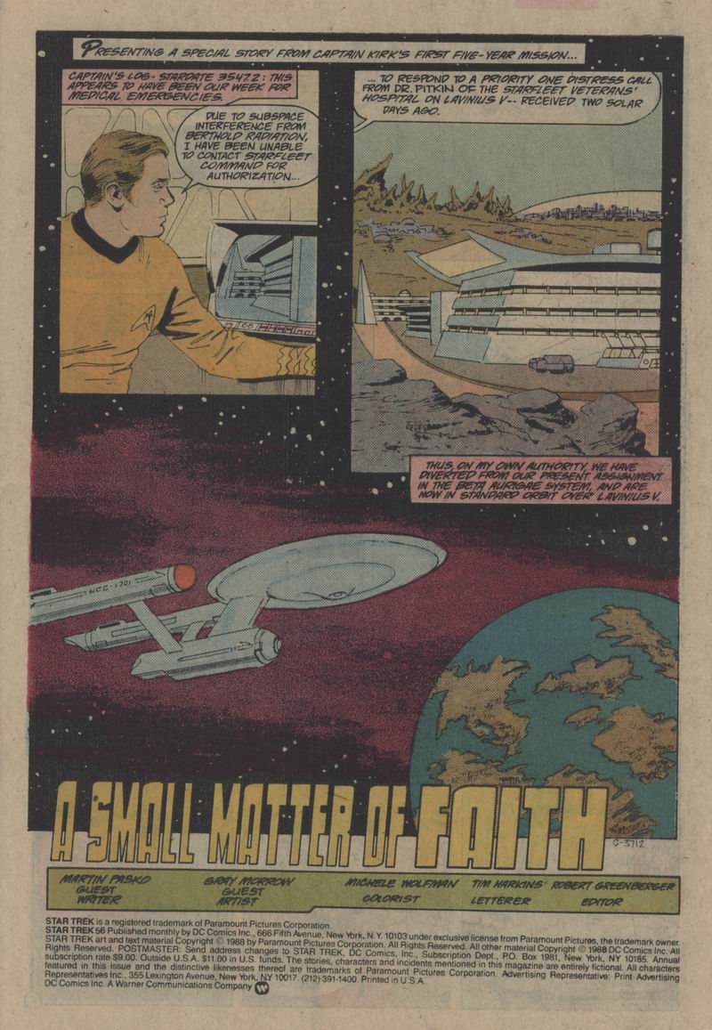 Read online Star Trek (1984) comic -  Issue #56 - 2