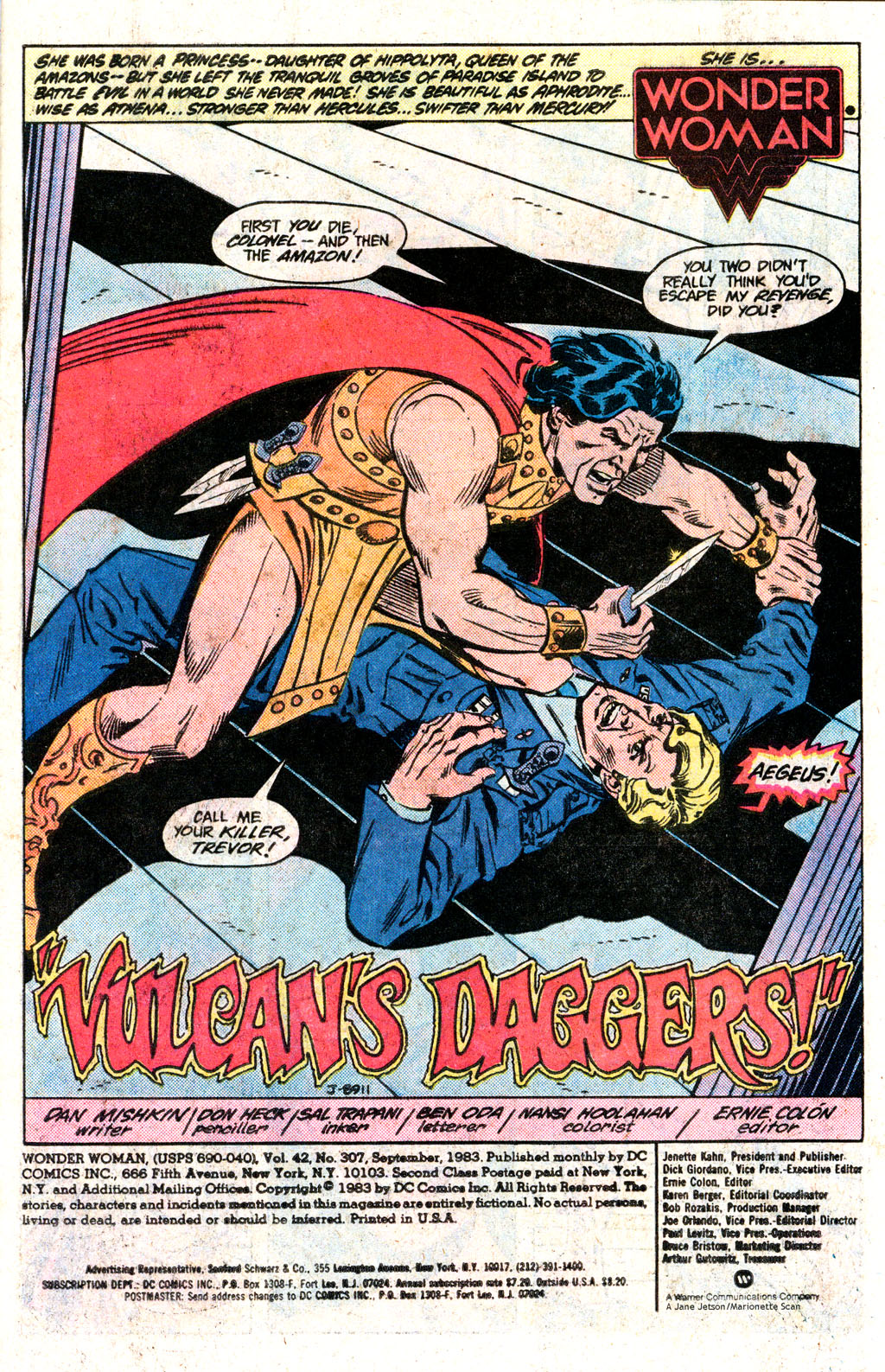 Read online Wonder Woman (1942) comic -  Issue #307 - 3