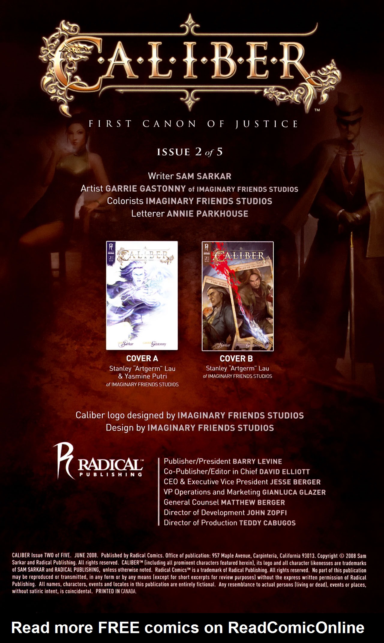 Read online Caliber comic -  Issue #2 - 3