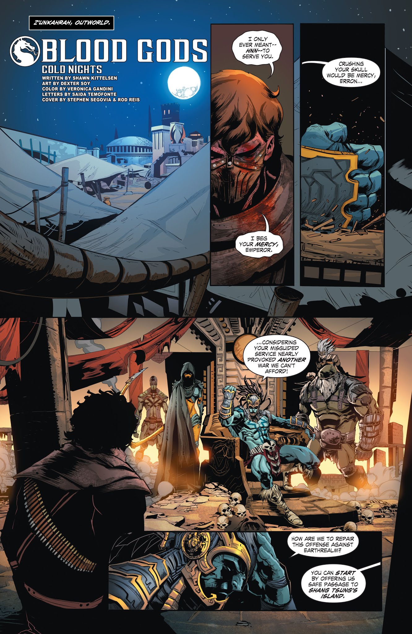 Read online Mortal Kombat X [I] comic -  Issue # _TPB 2 - 6