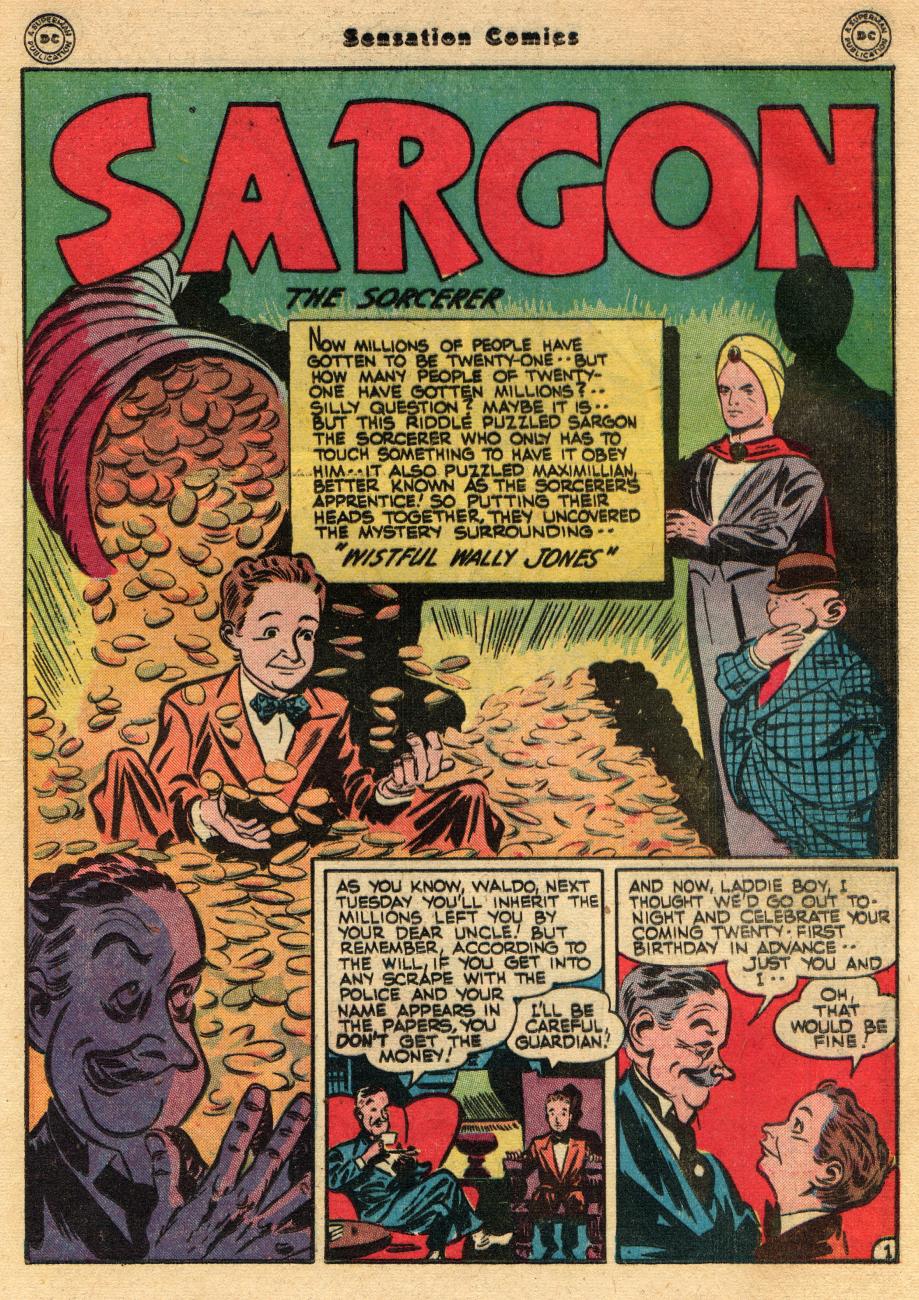 Read online Sensation (Mystery) Comics comic -  Issue #61 - 25