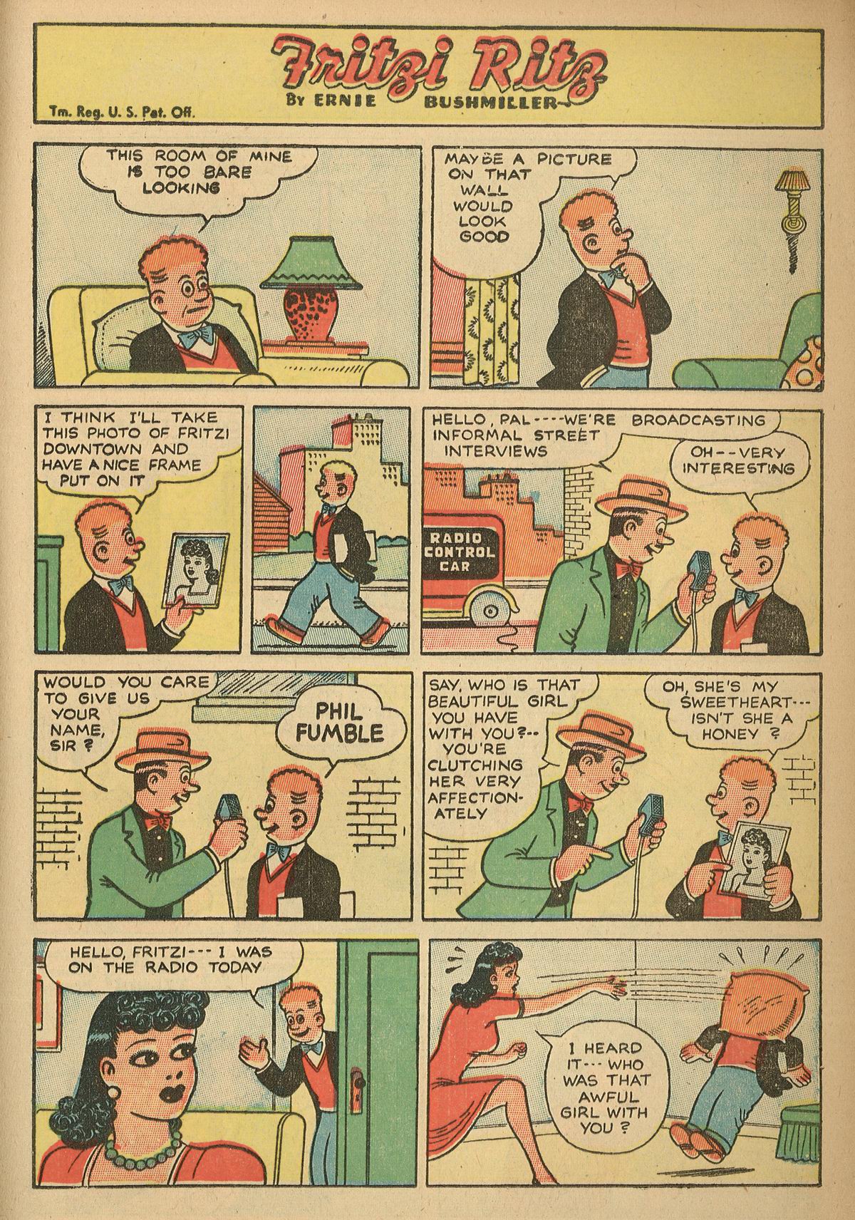 Read online Fritzi Ritz (1953) comic -  Issue #4 - 13