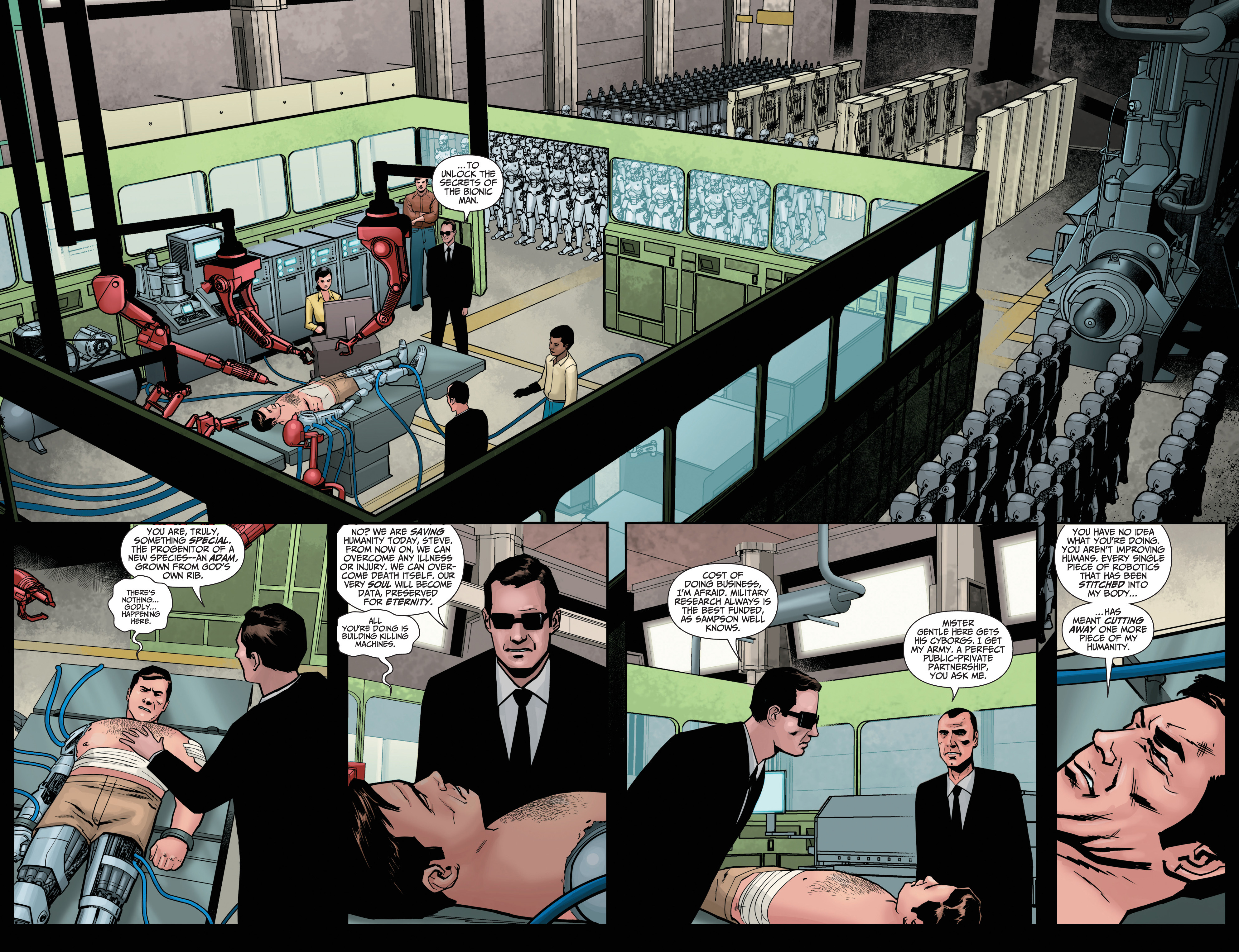 Read online The Six Million Dollar Man: Fall of Man comic -  Issue #5 - 4