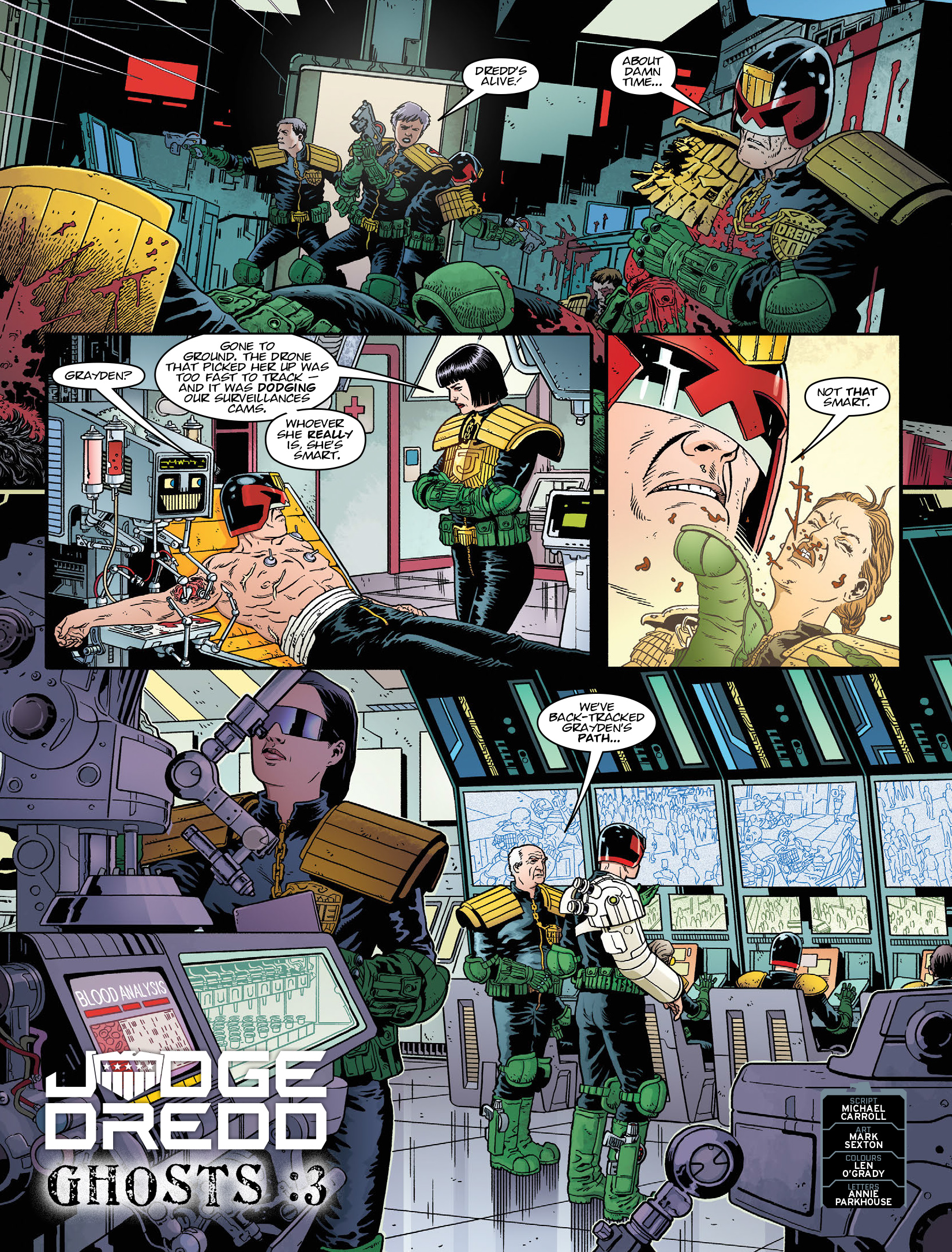 Read online 2000 AD comic -  Issue #1965 - 3