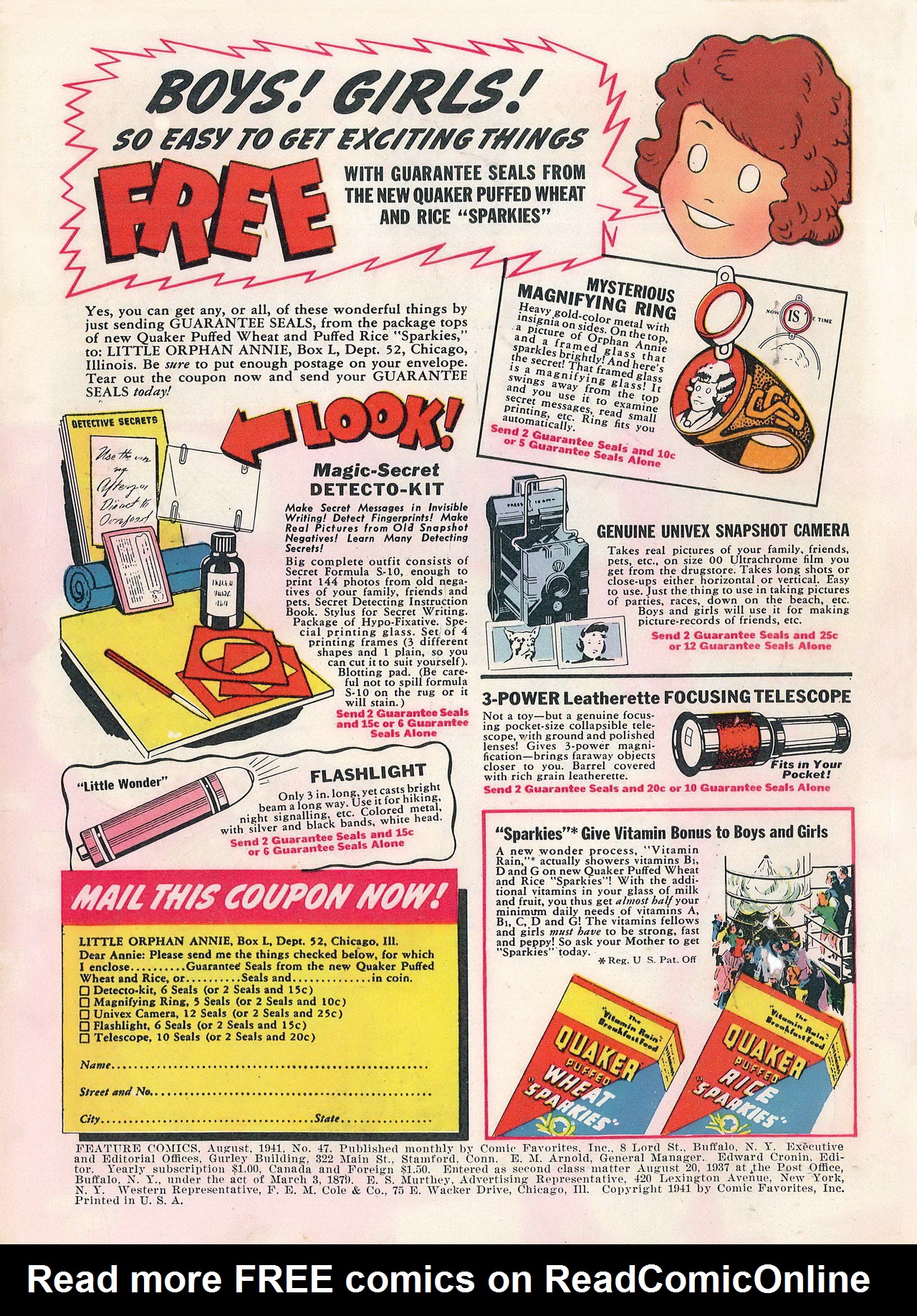 Read online Feature Comics comic -  Issue #47 - 2