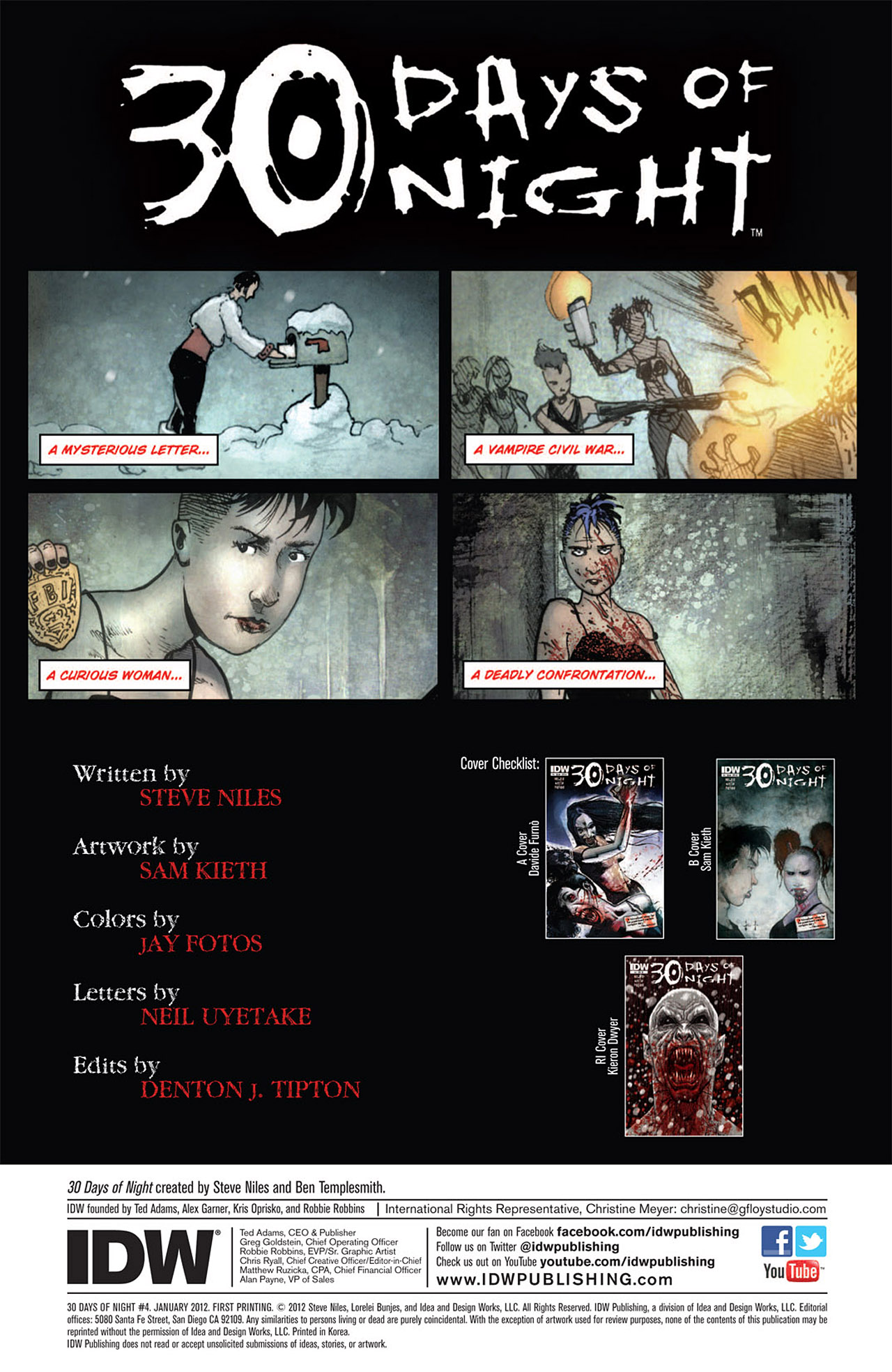 Read online 30 Days of Night (2011) comic -  Issue #4 - 4