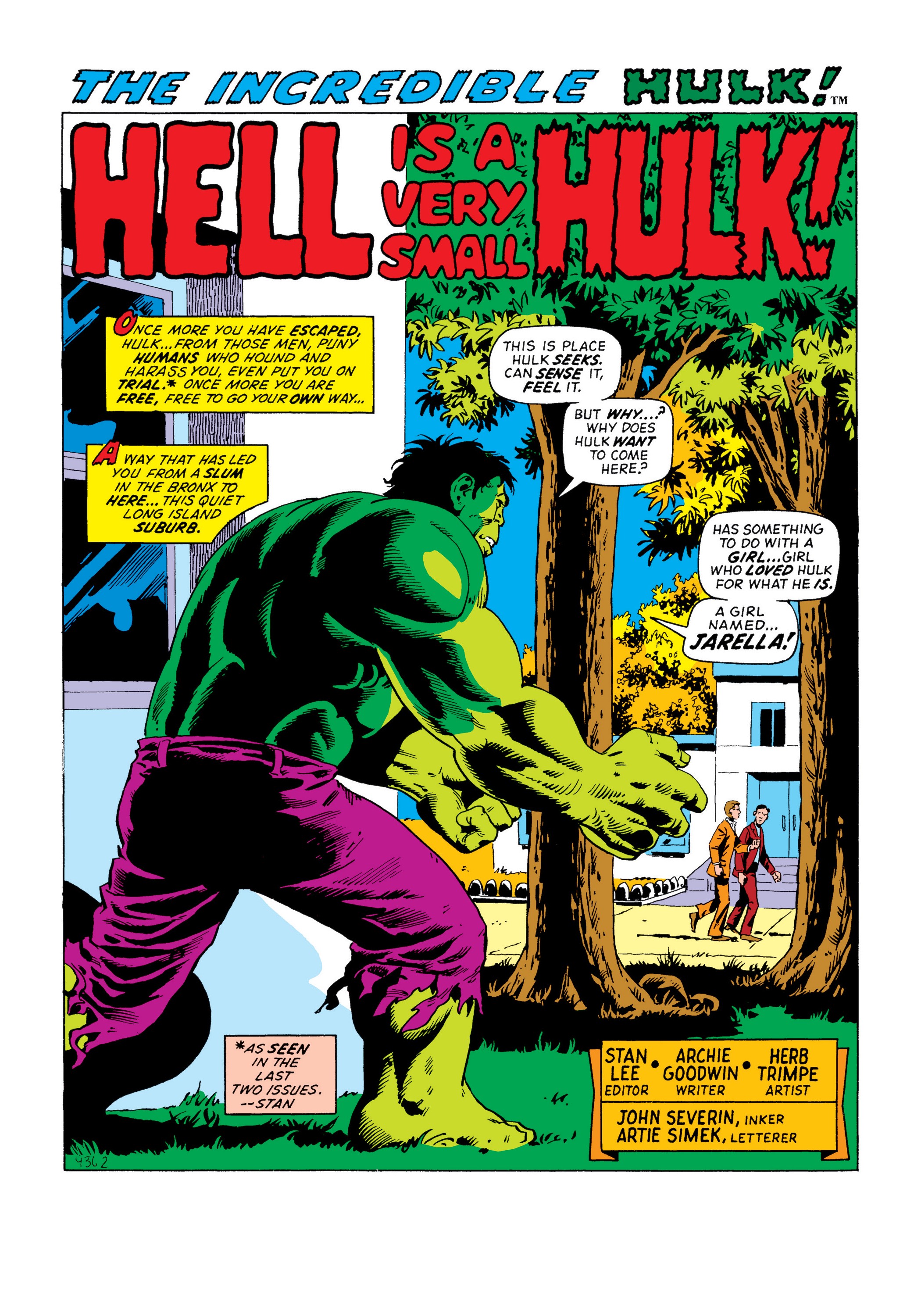 Read online Marvel Masterworks: The Incredible Hulk comic -  Issue # TPB 8 (Part 3) - 19