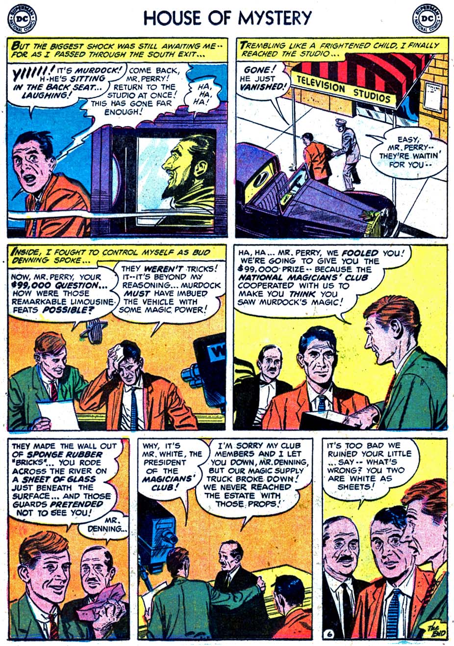 Read online House of Mystery (1951) comic -  Issue #58 - 16