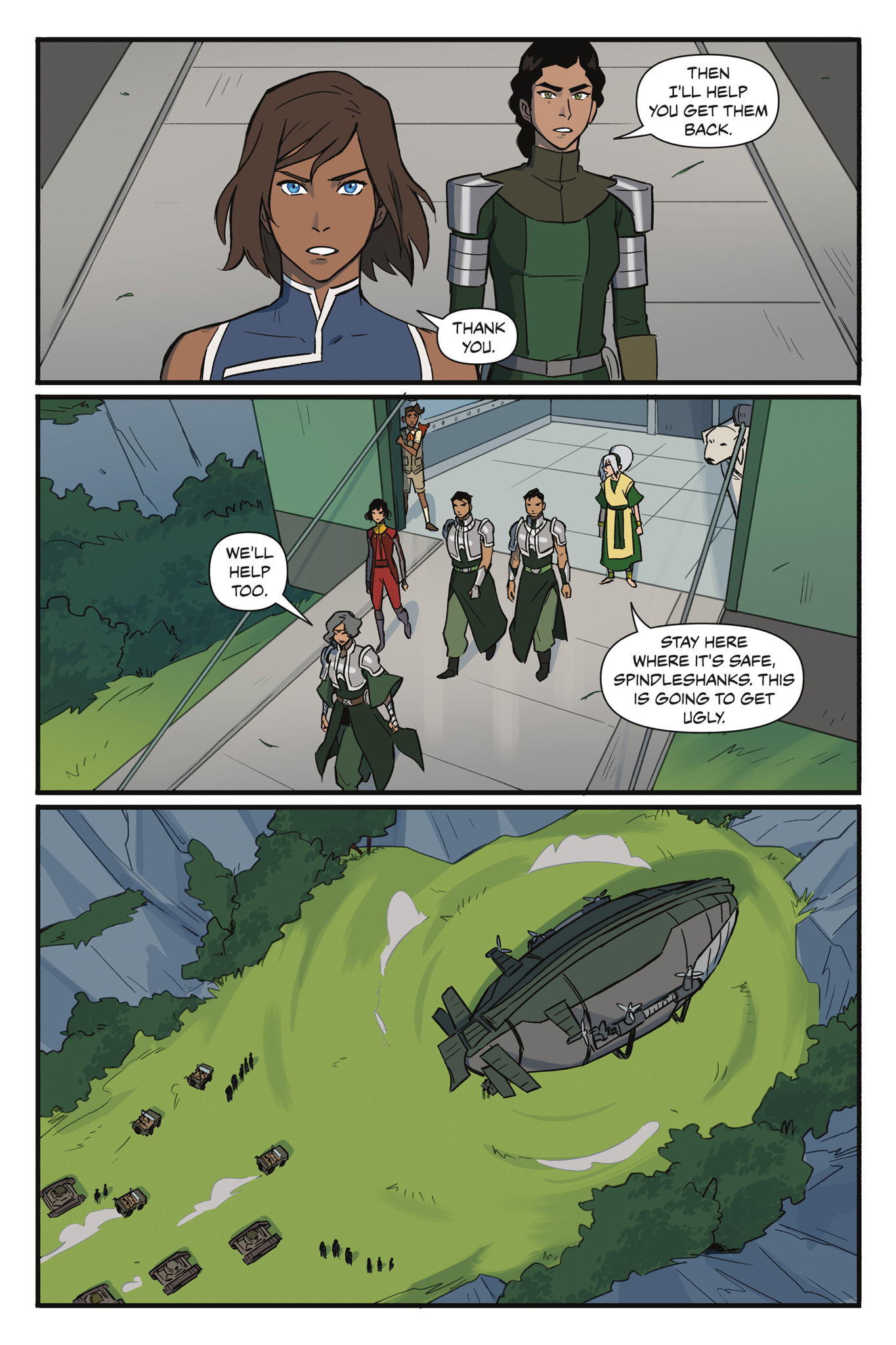 Read online Nickelodeon The Legend of Korra: Ruins of the Empire comic -  Issue # TPB 2 - 64