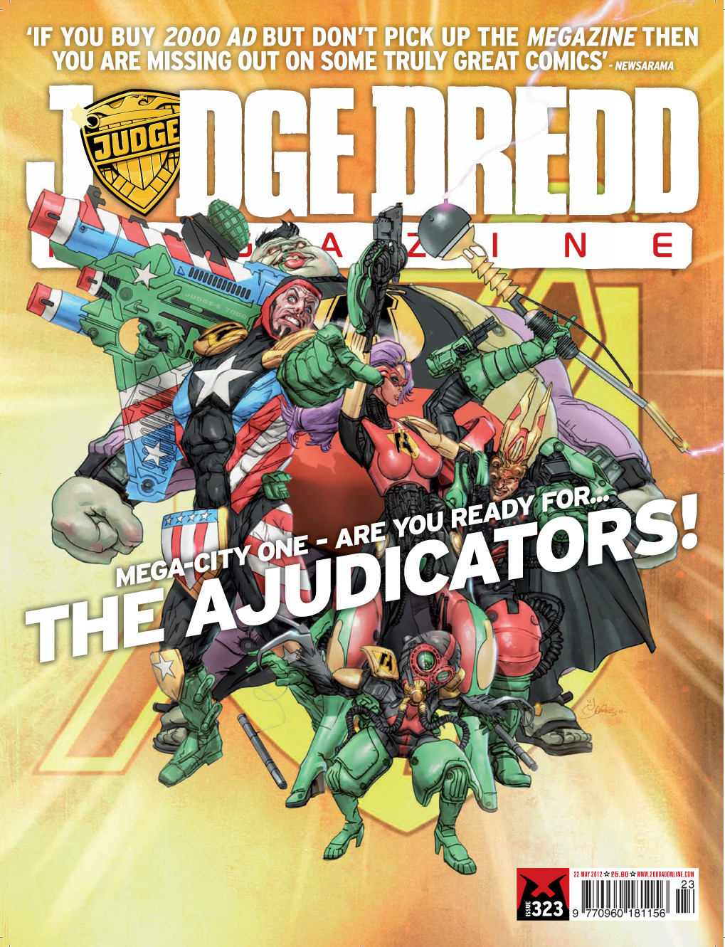 Read online Judge Dredd Megazine (Vol. 5) comic -  Issue #323 - 1