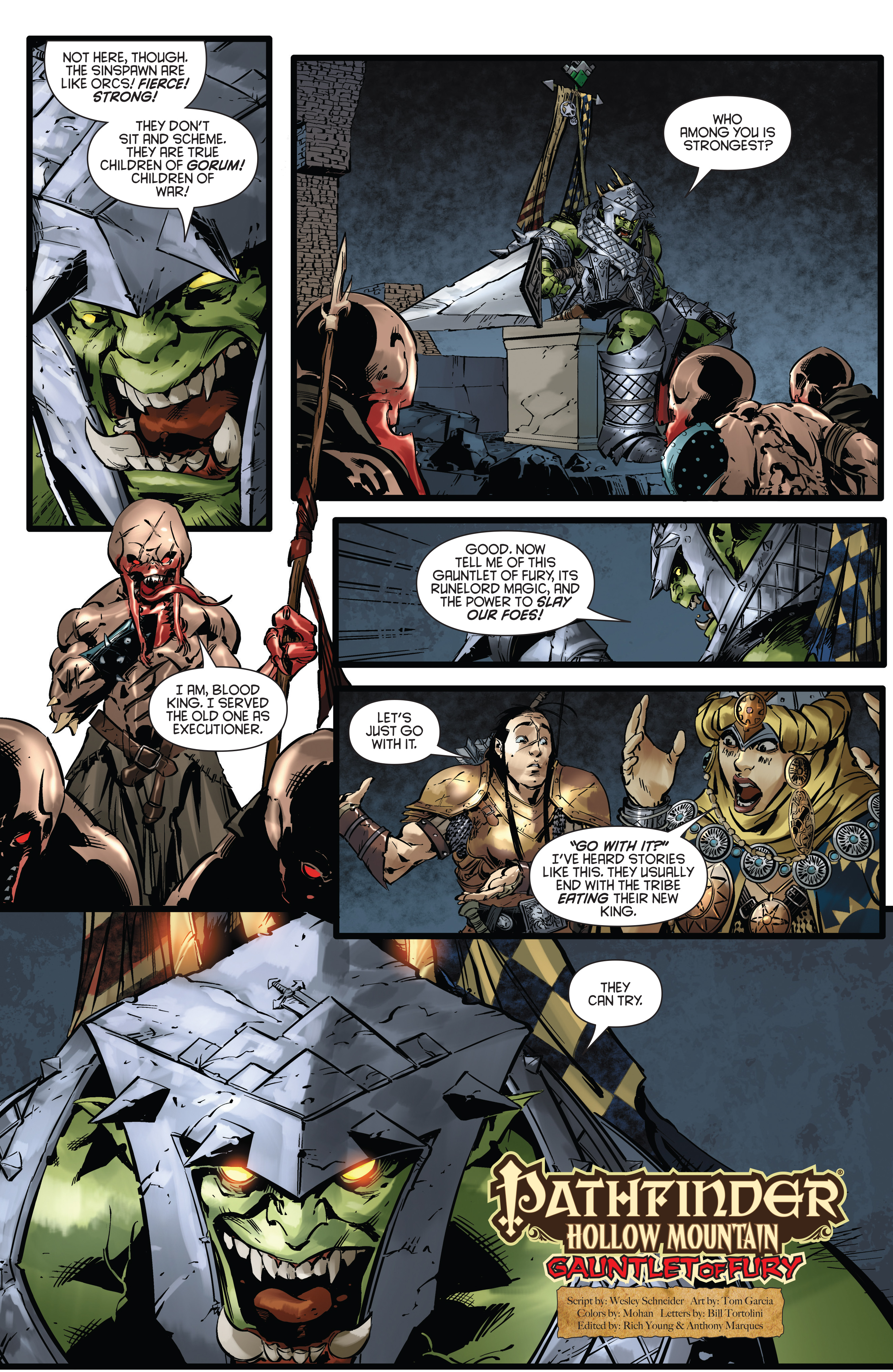 Read online Pathfinder: Hollow Mountain comic -  Issue #5 - 7